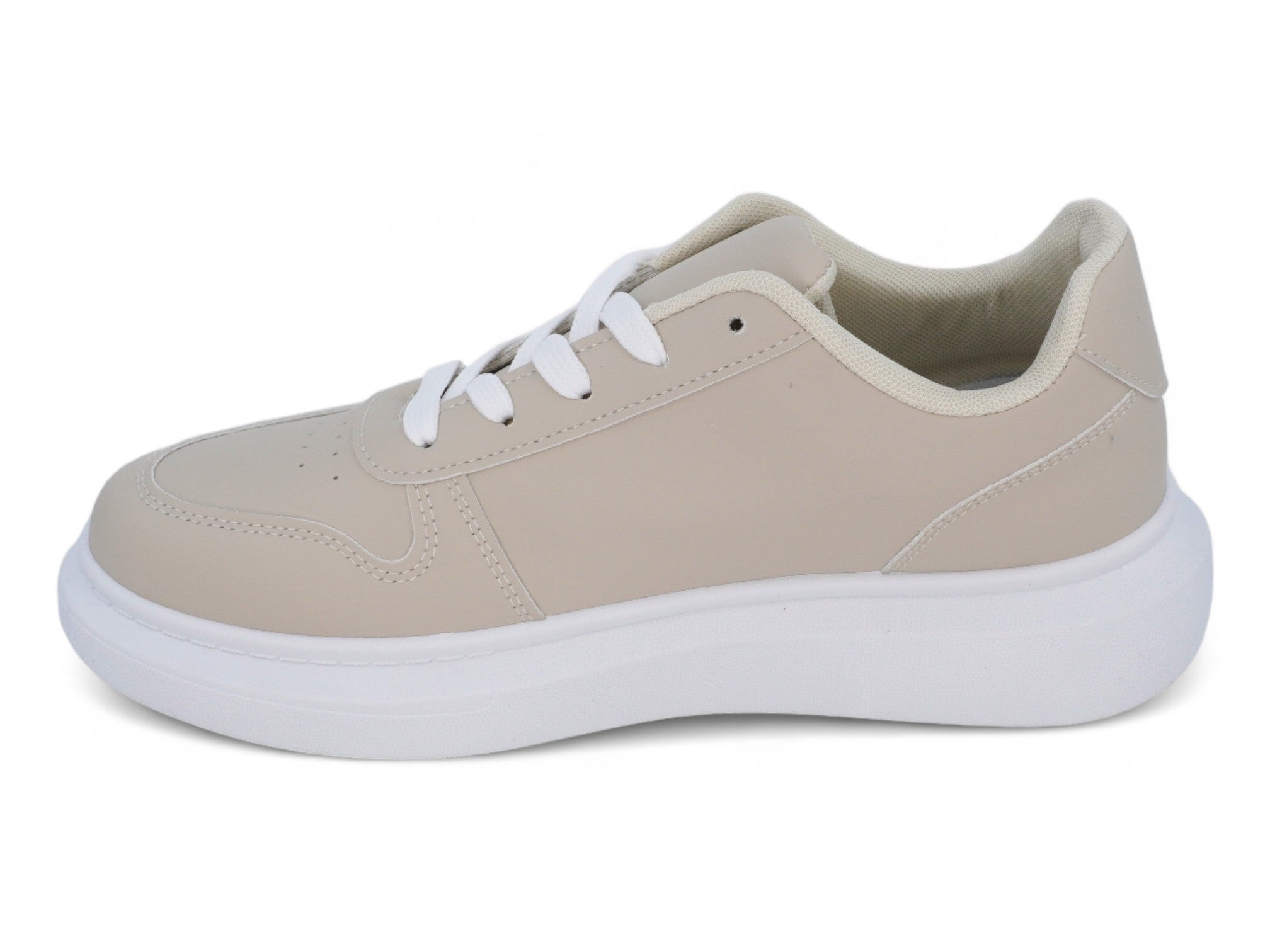 Men's Gray & Black & White Platform Sneaker