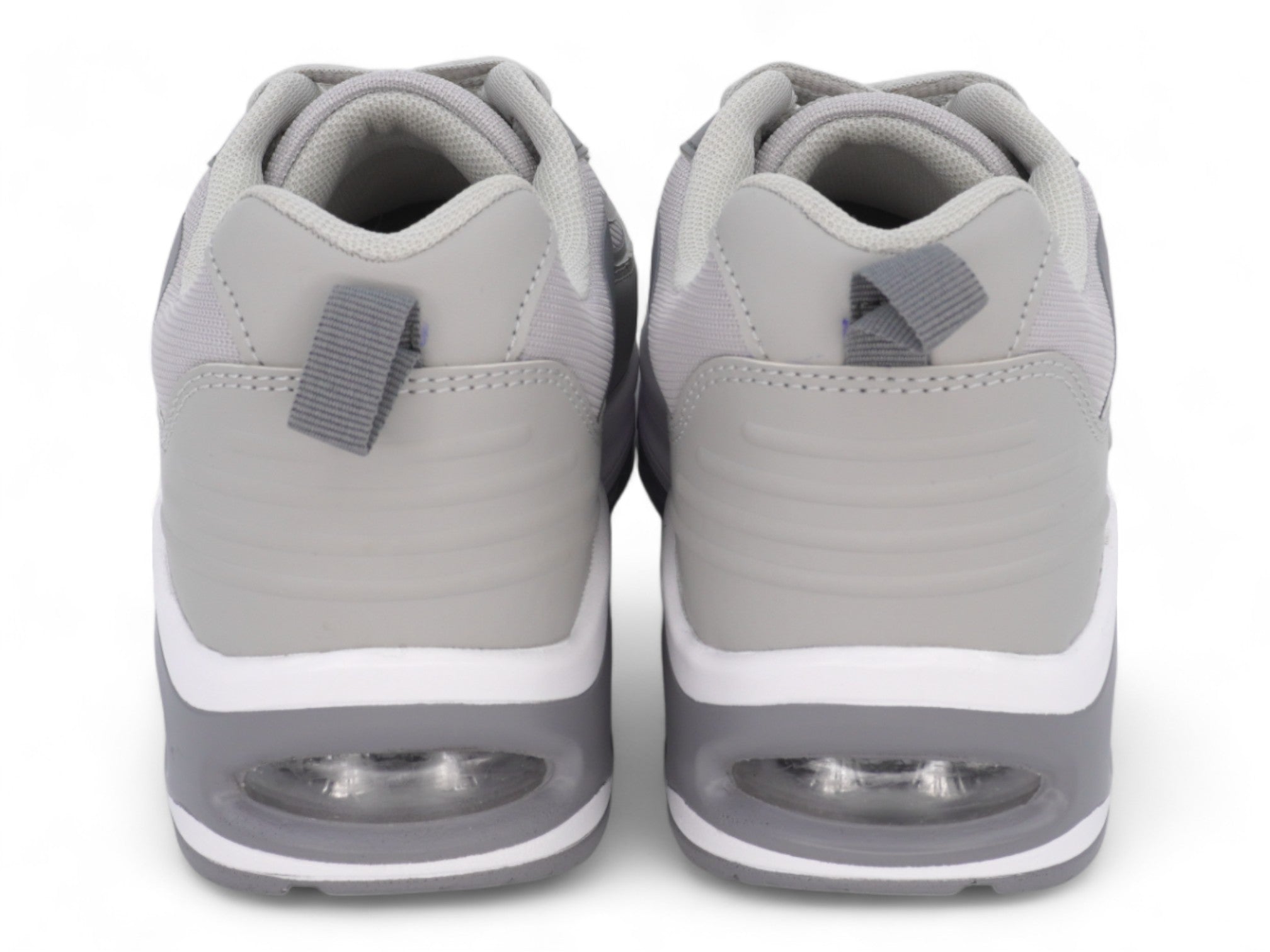 Men's Gray & White Bubble Sneakers