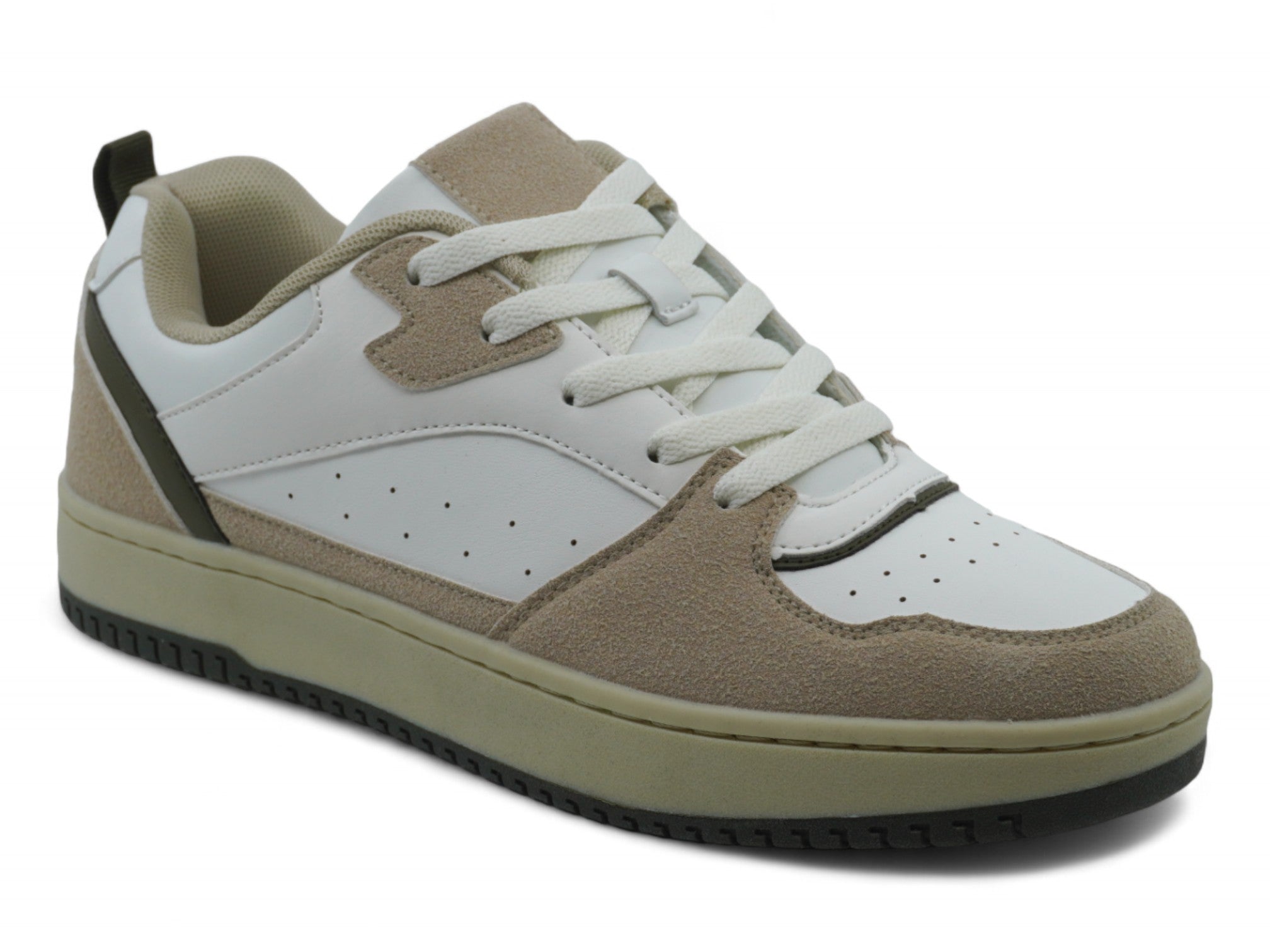 Men's White & Gray Athletic Sneaker