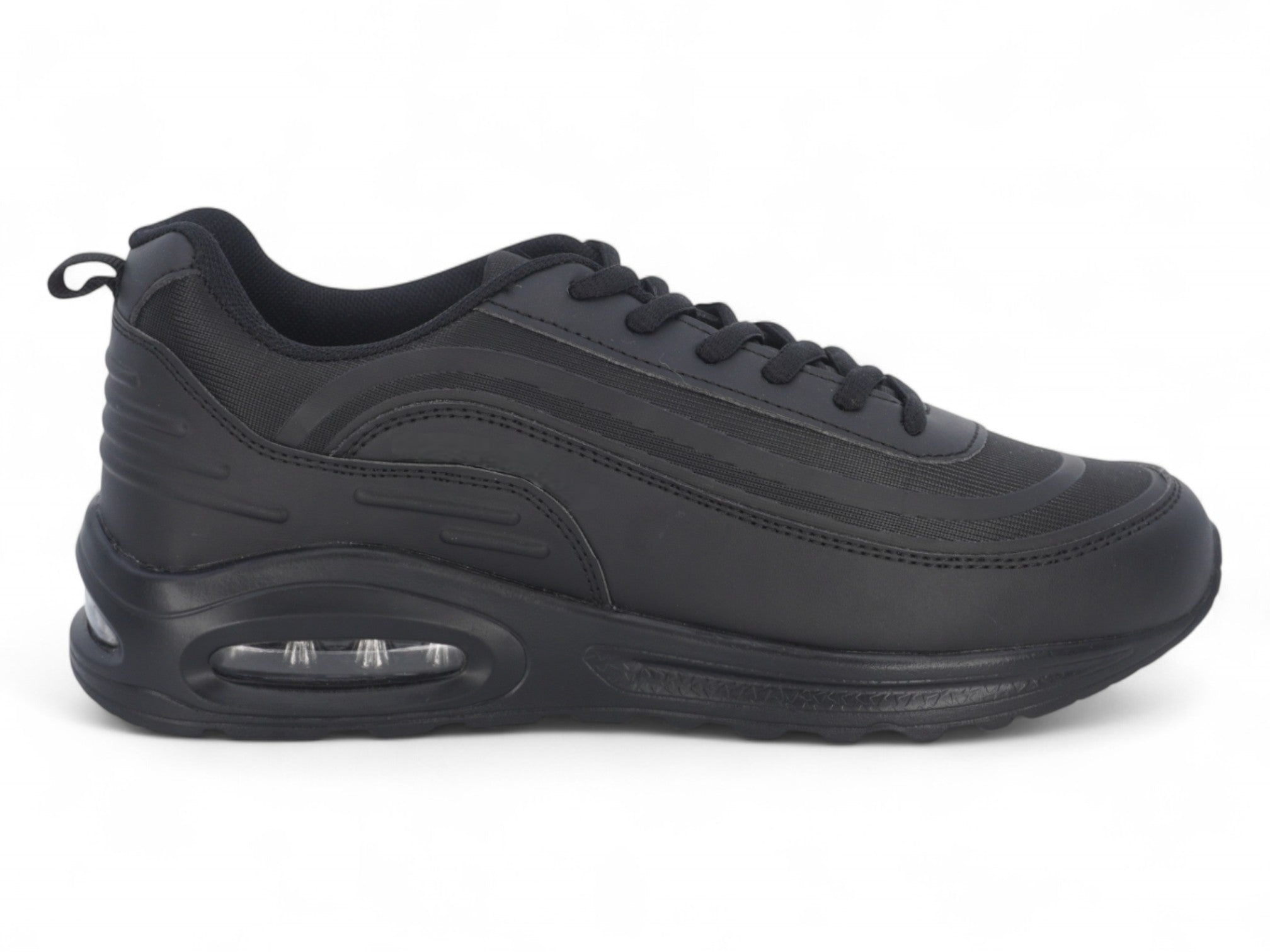 Men's Triple Black Bubble Sneaker
