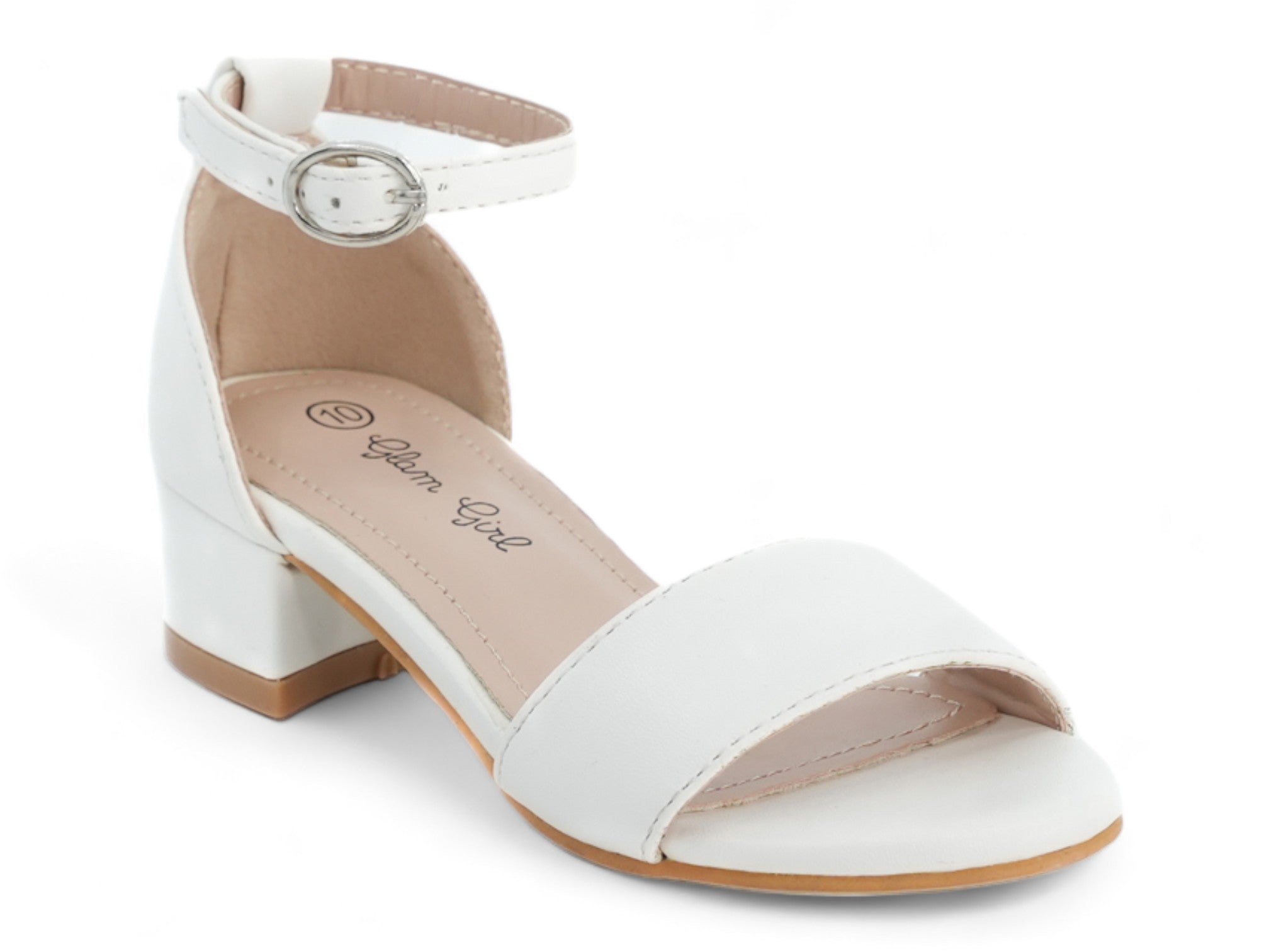 Girls' White Sarah Dress Shoe