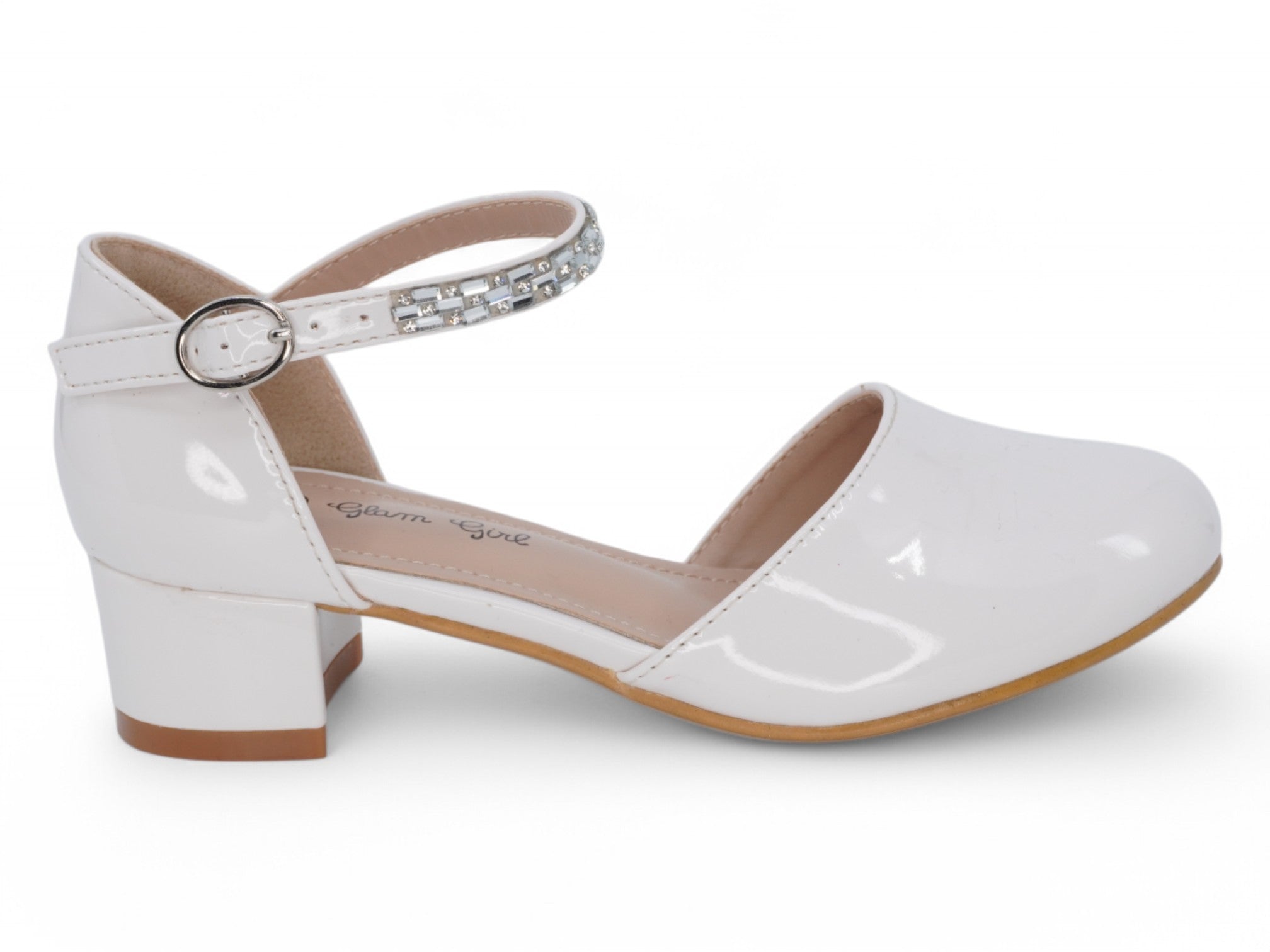 Girls White Graciela Dress Shoe