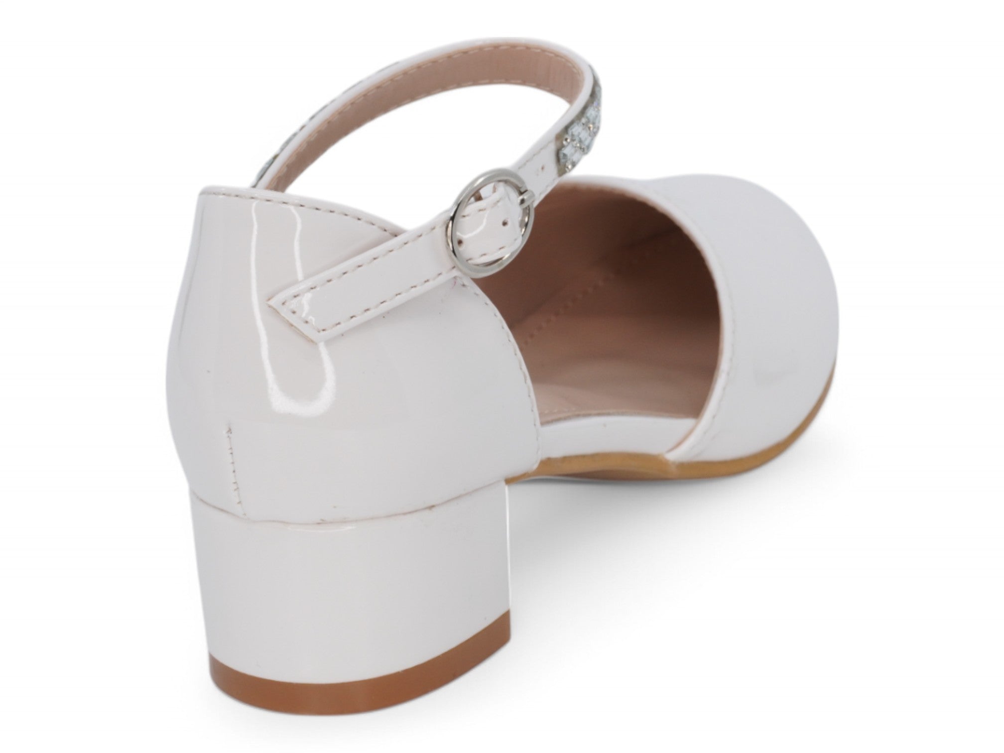 Girls White Graciela Dress Shoe