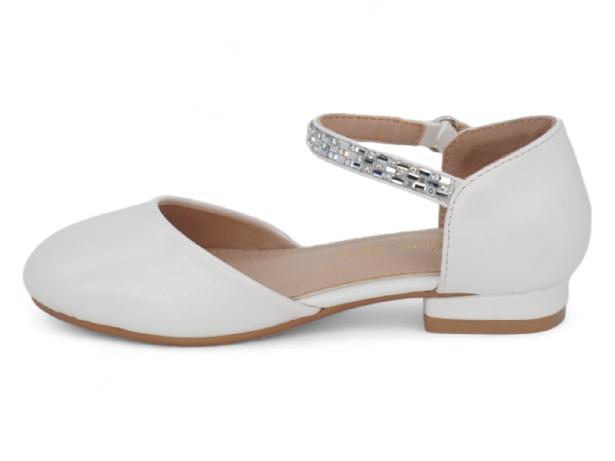 Girls' White D'Andra Dress Shoe