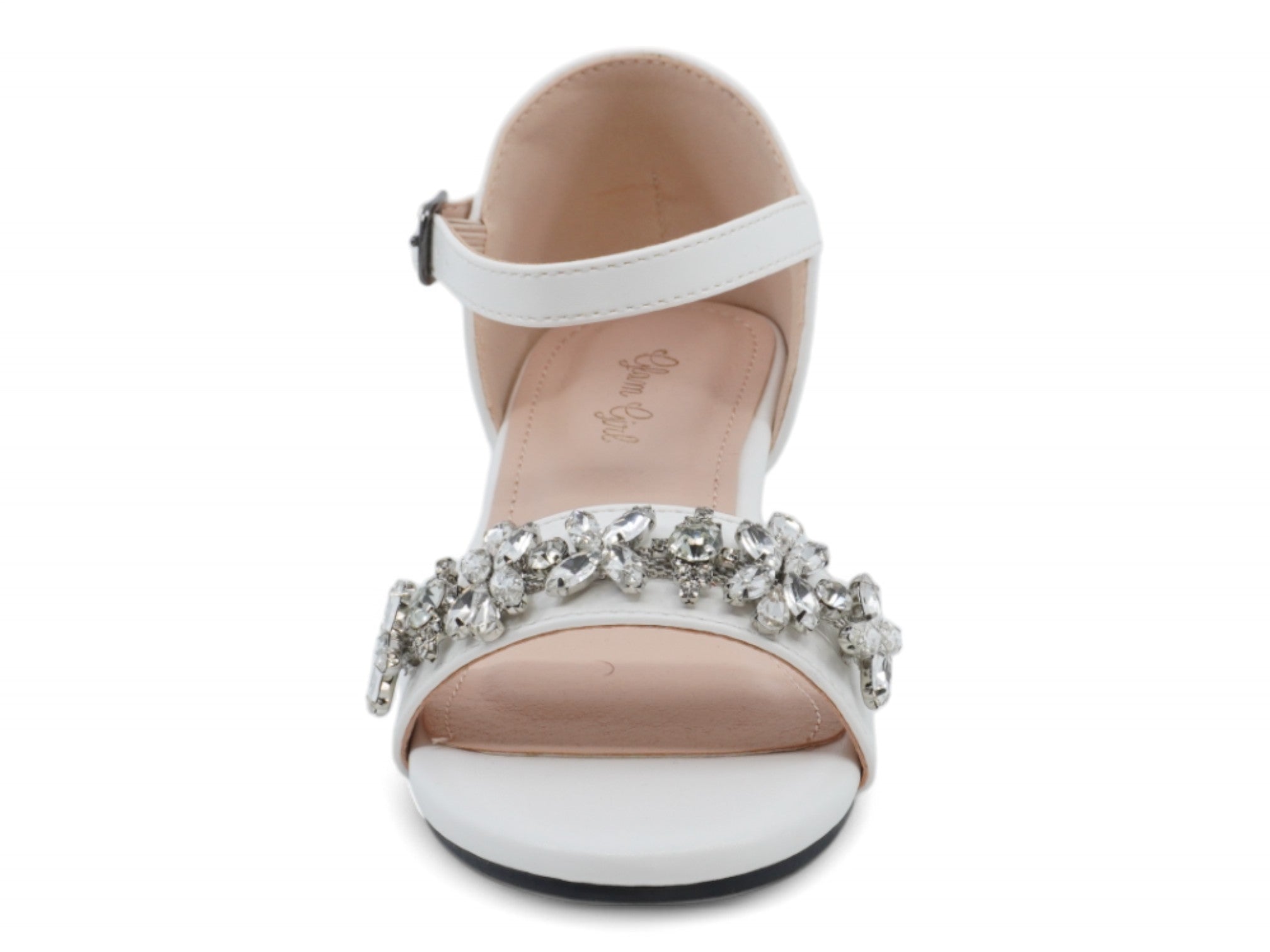 Girls' White Kayla Dress Shoe