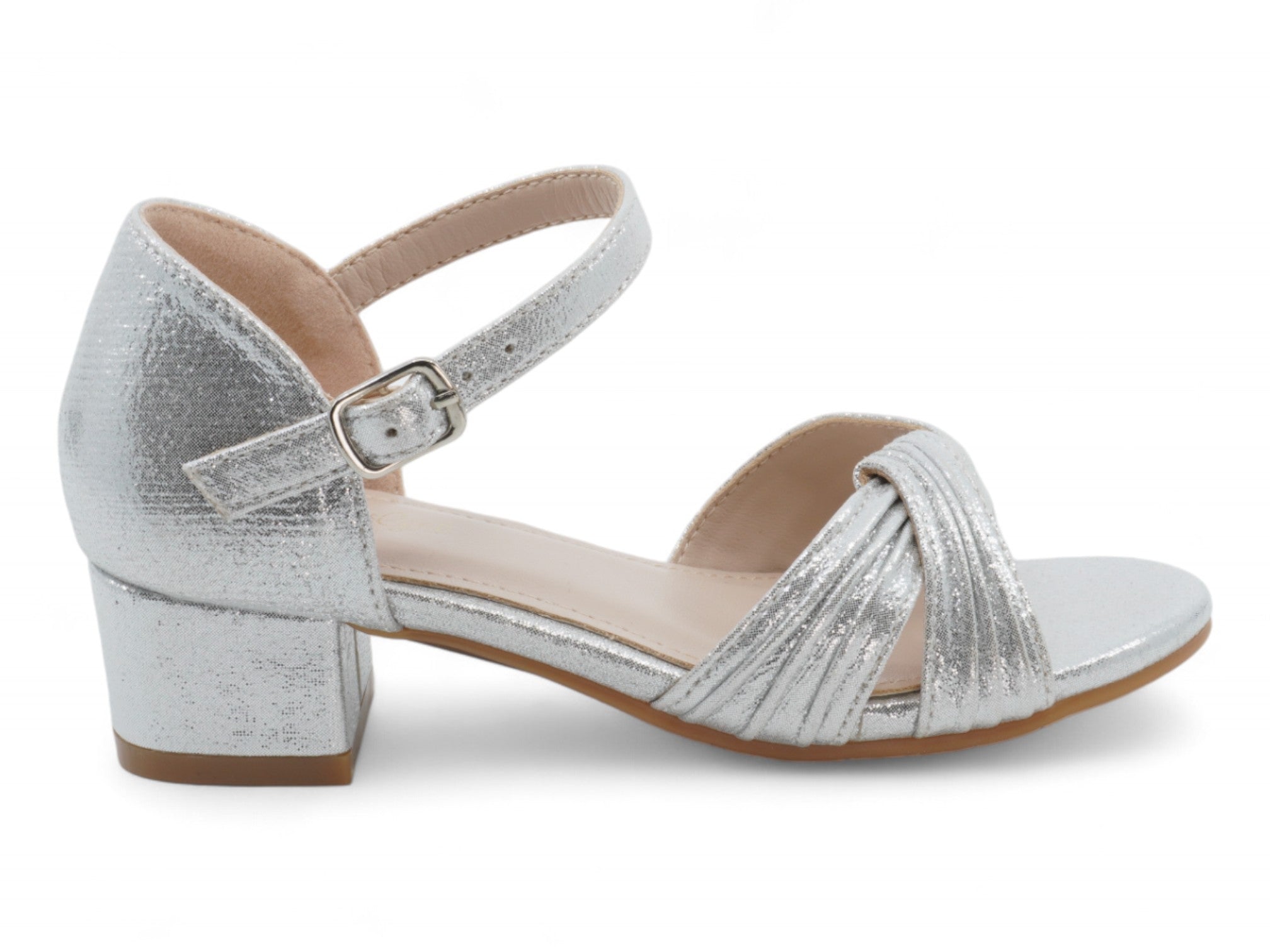 Girls' Silver Rema Dress Shoe