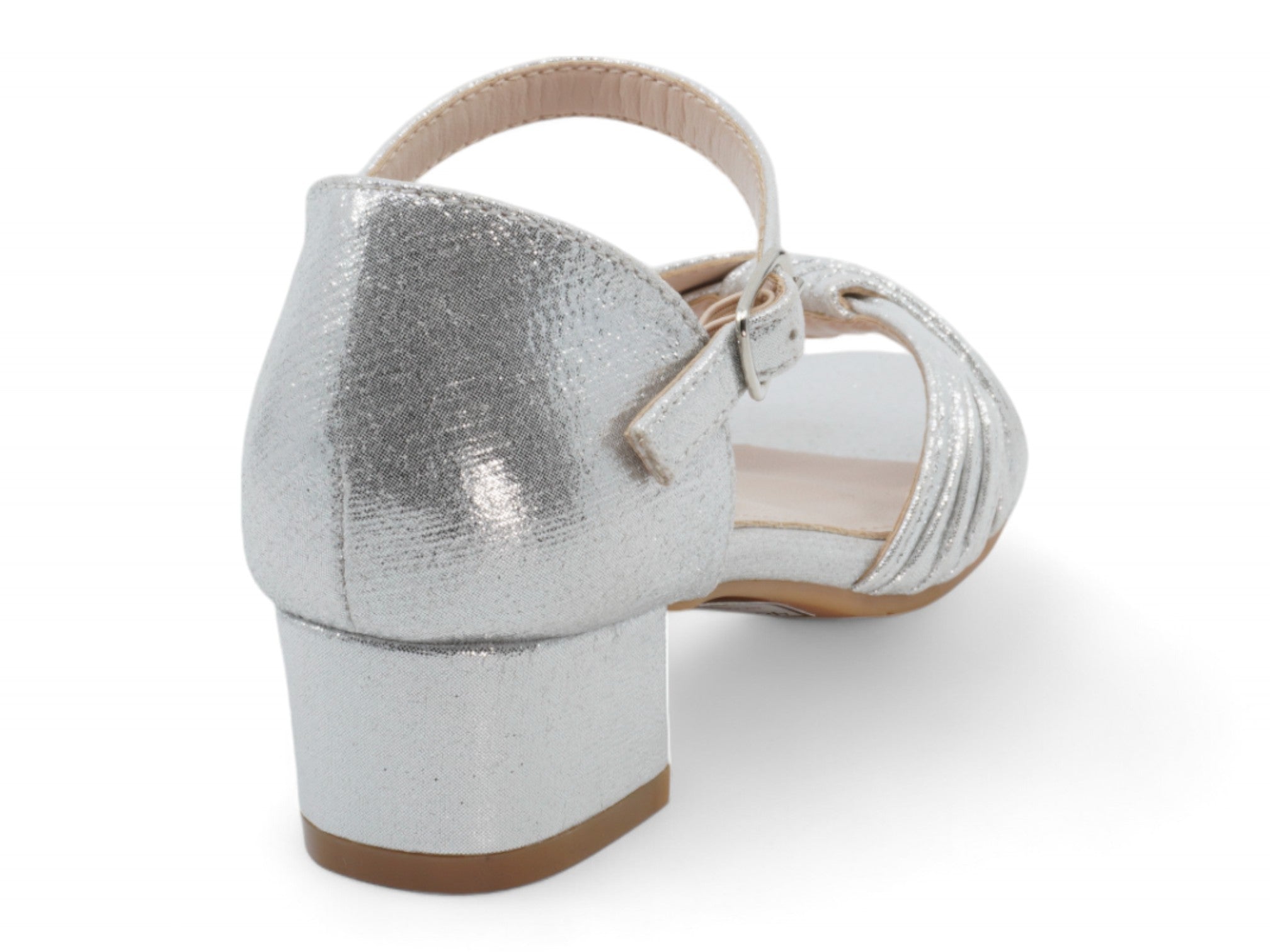 Girls' Silver Rema Dress Shoe