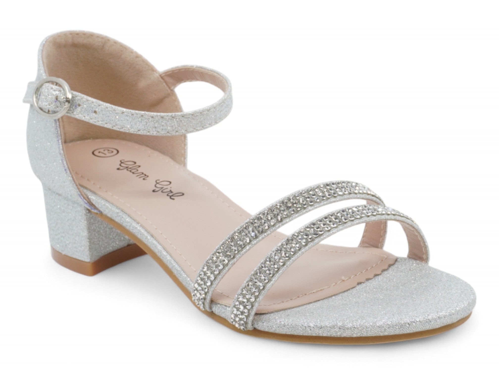 Girls' Silver Lamore Dress Shoe