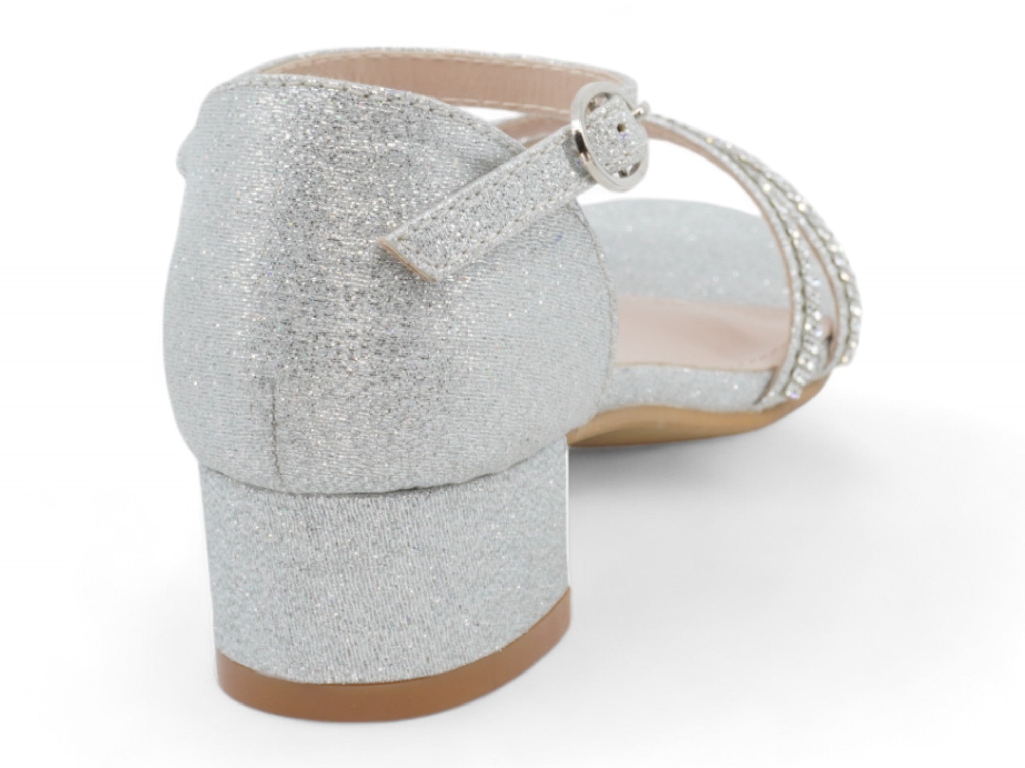 Girls' Silver Lamore Dress Shoe