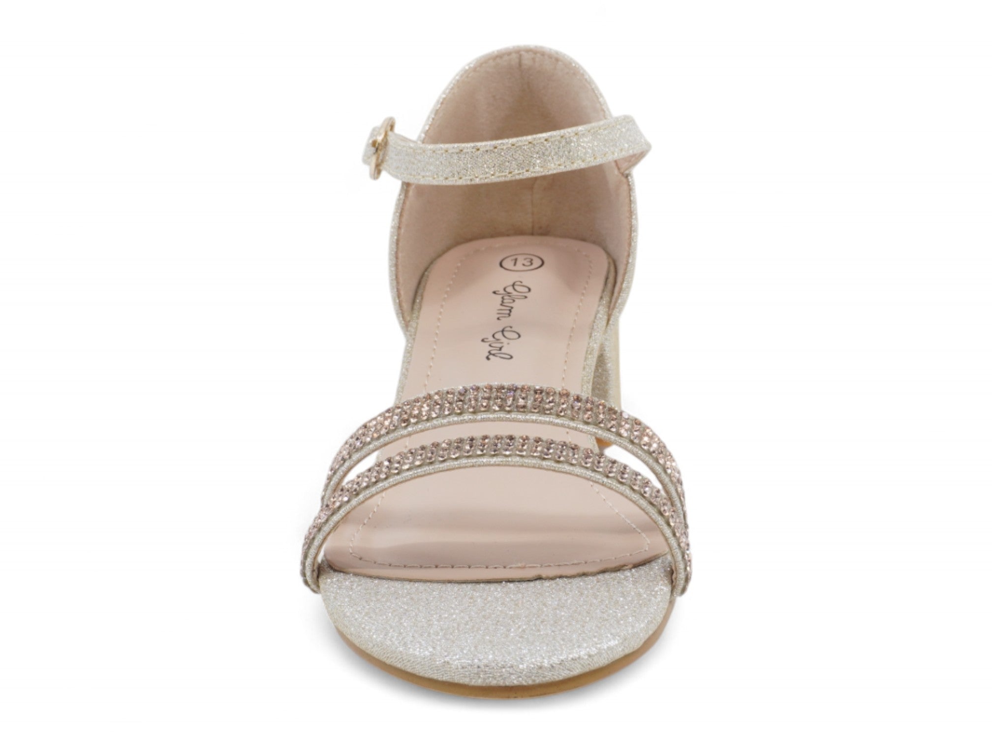 Girls' Gold Lamore Dress Shoe