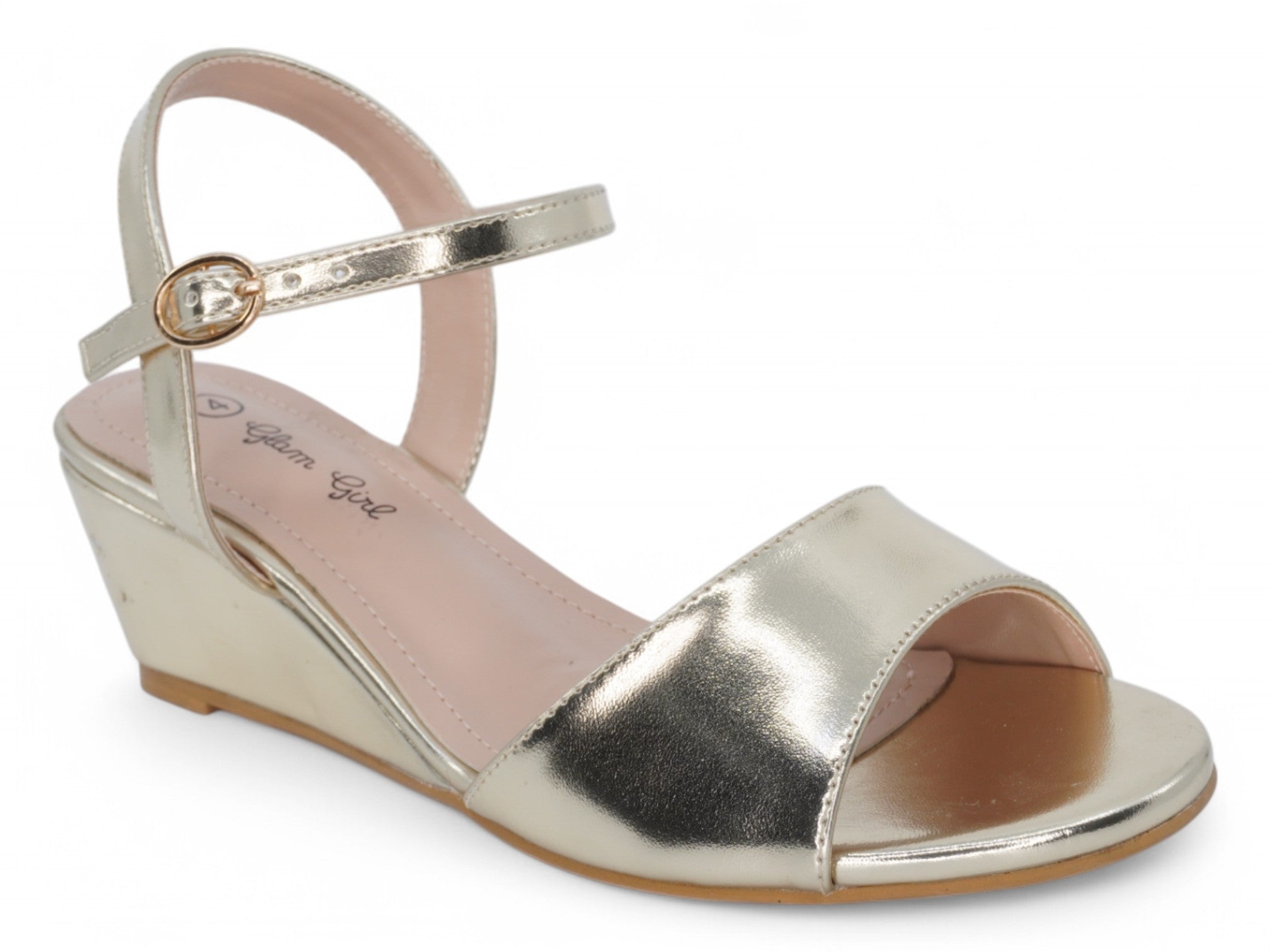 Girls Gold Leah Wedge