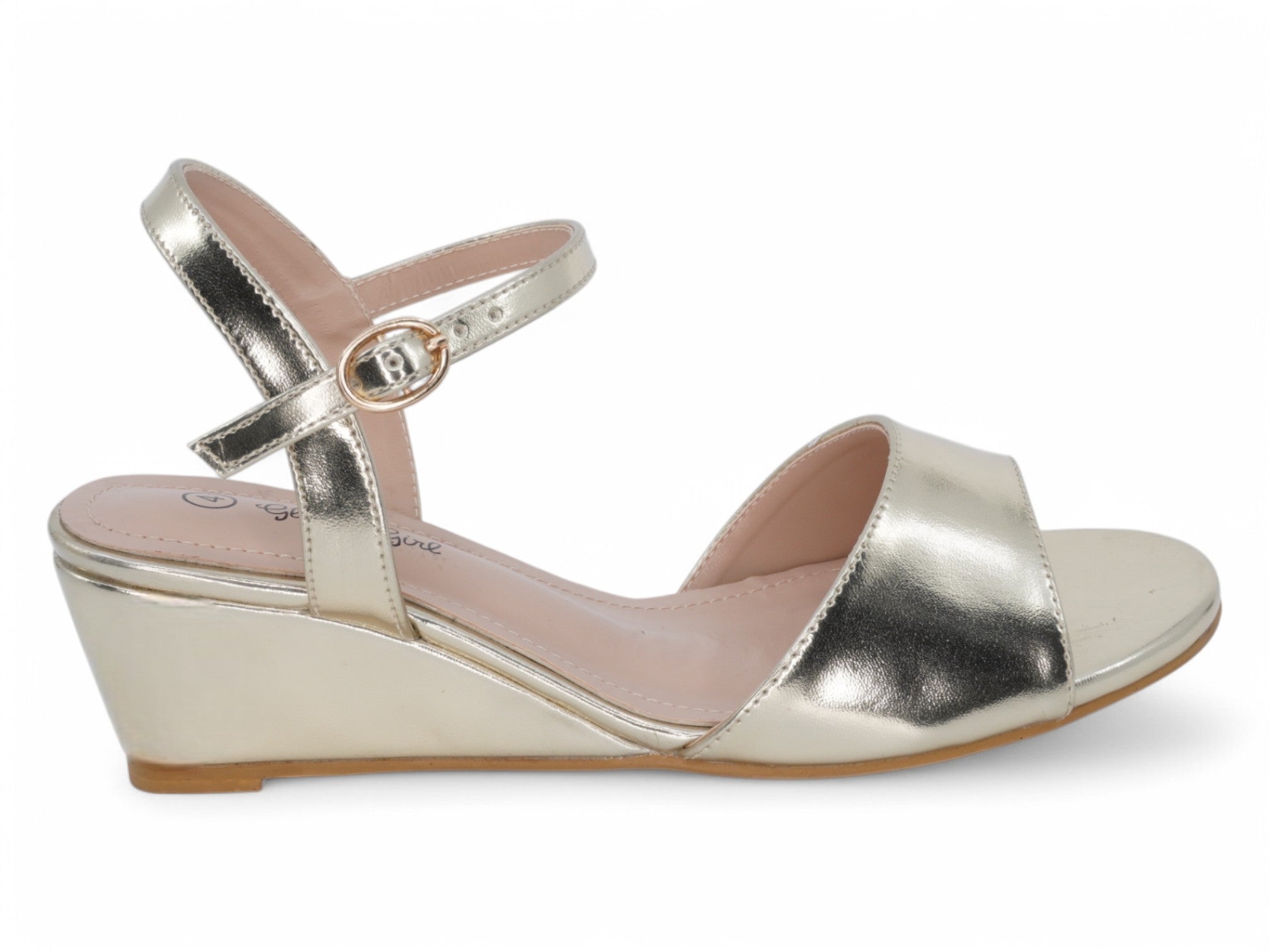 Girls Gold Leah Wedge