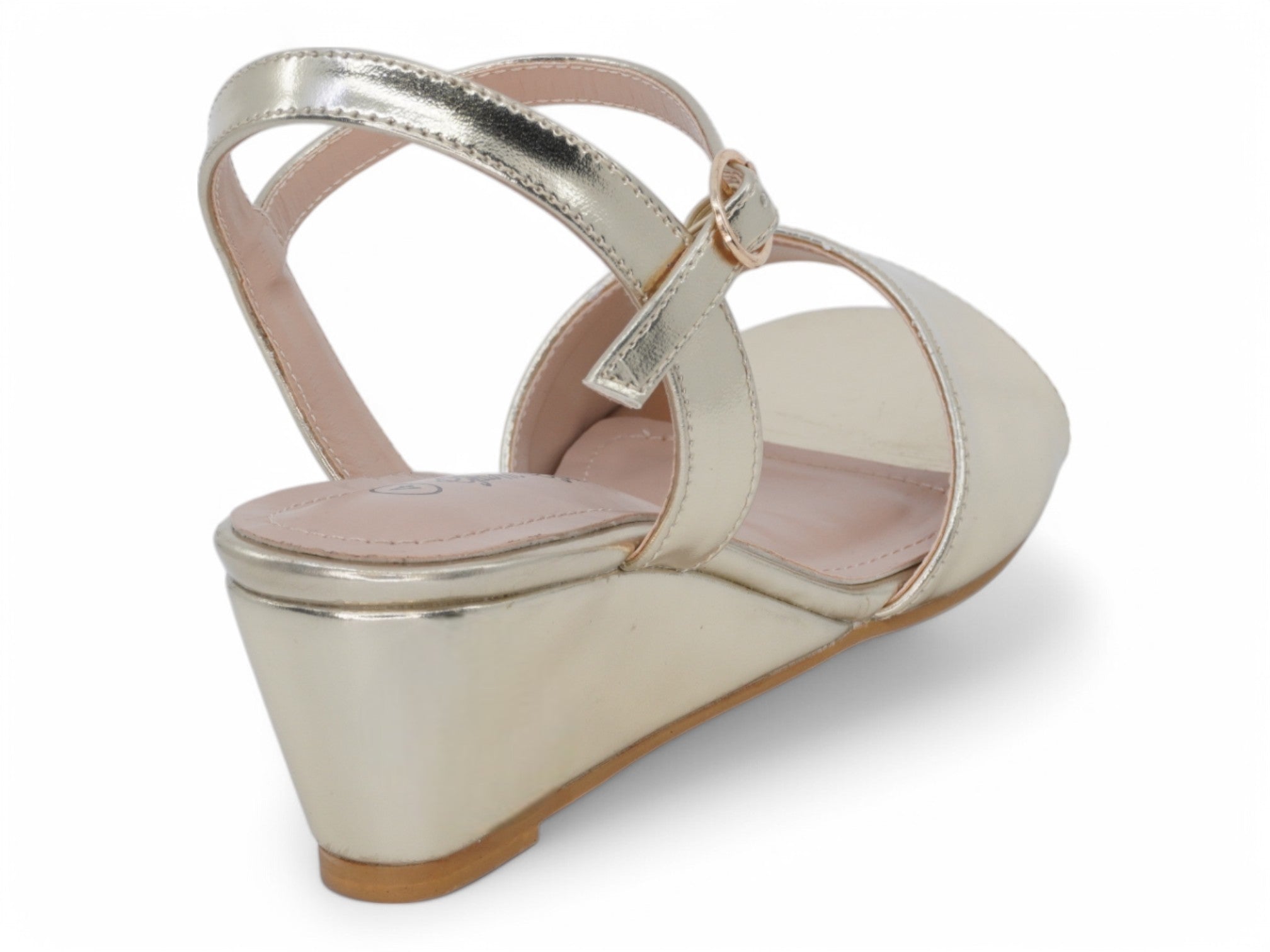 Girls Gold Leah Wedge