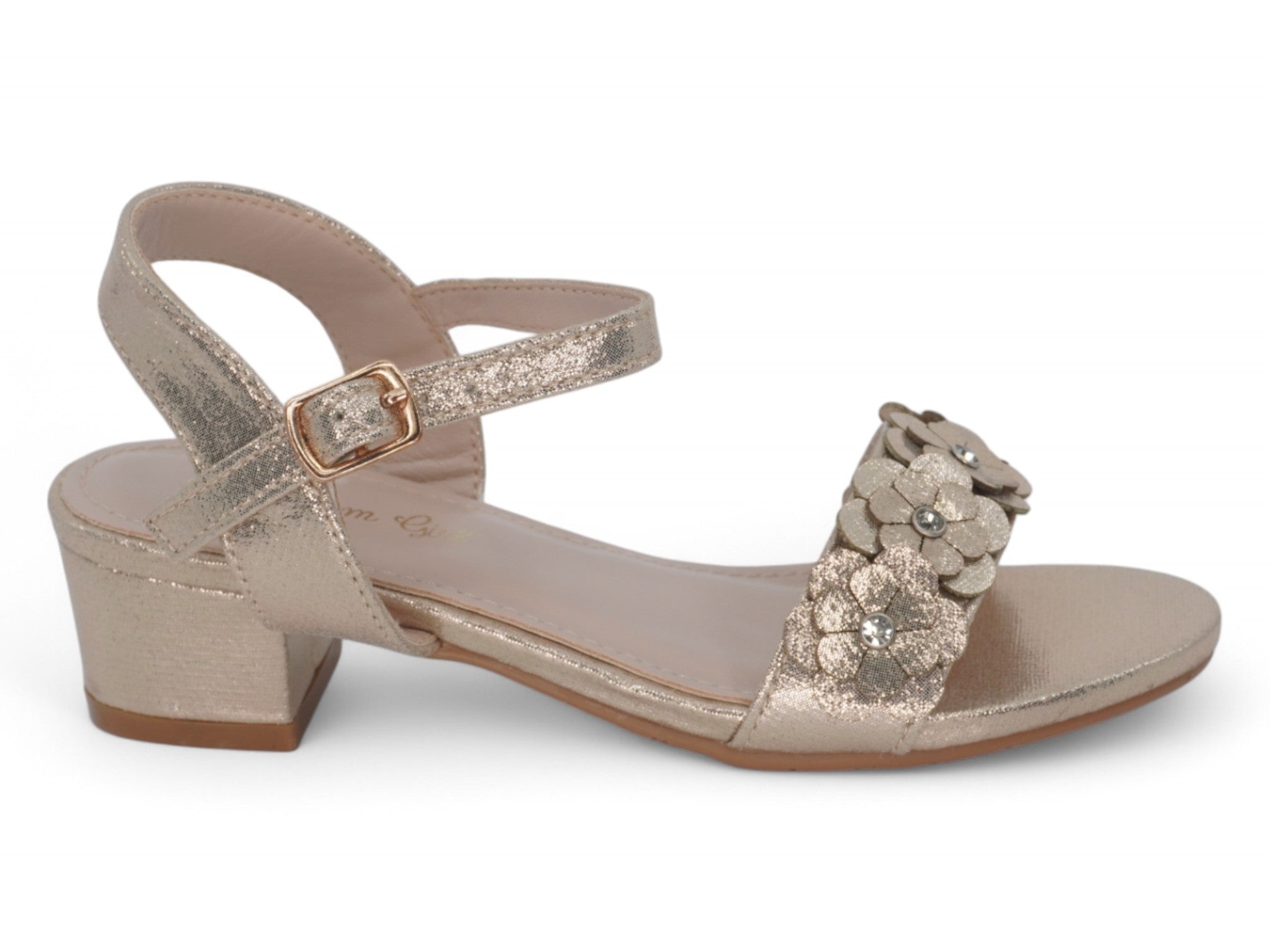 Girls' Gold Flor Pump