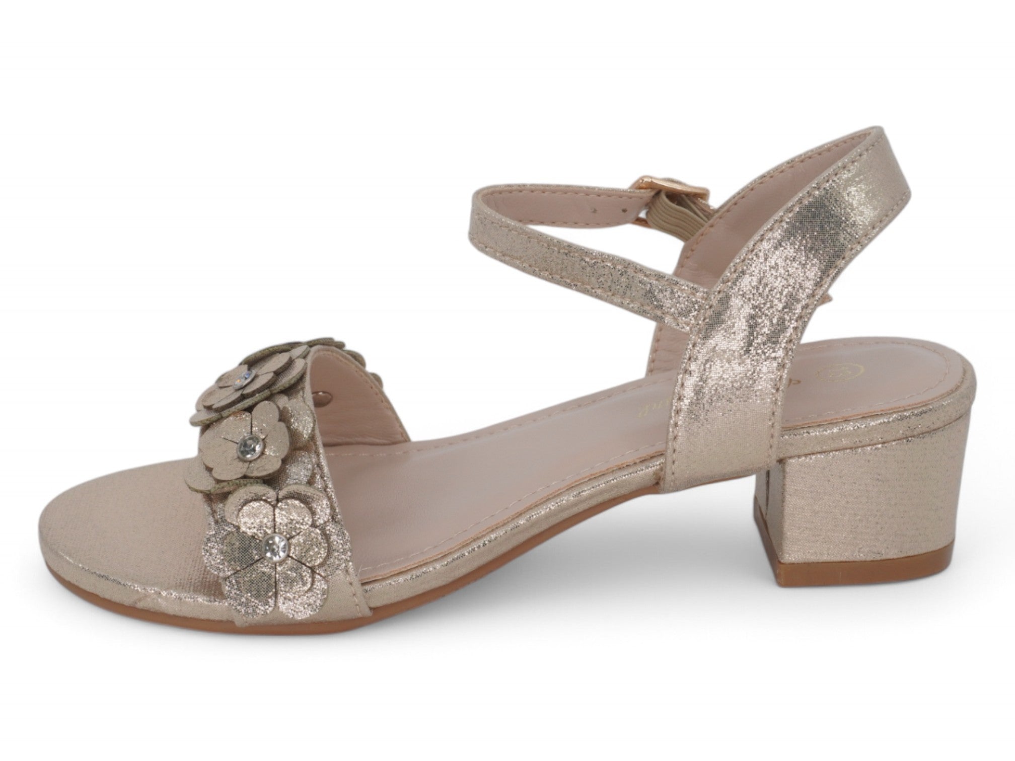 Girls' Gold Flor Pump