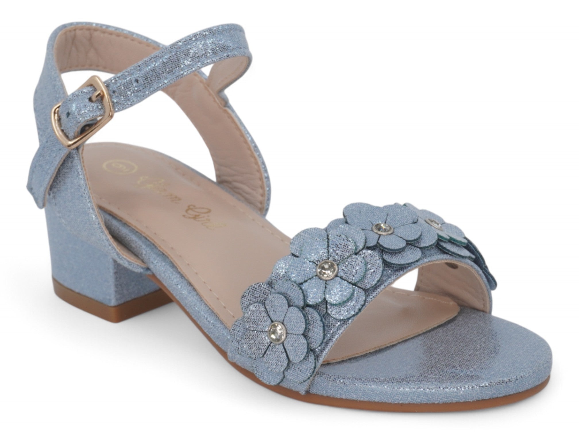 Girls' Blue Flor Pump