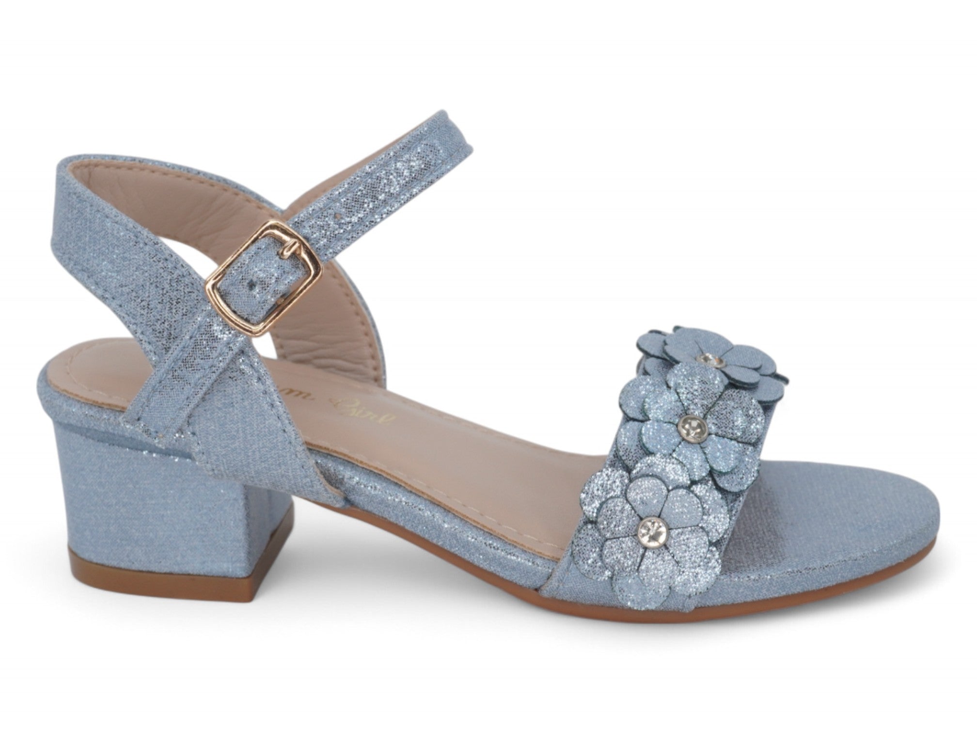 Girls' Blue Flor Pump