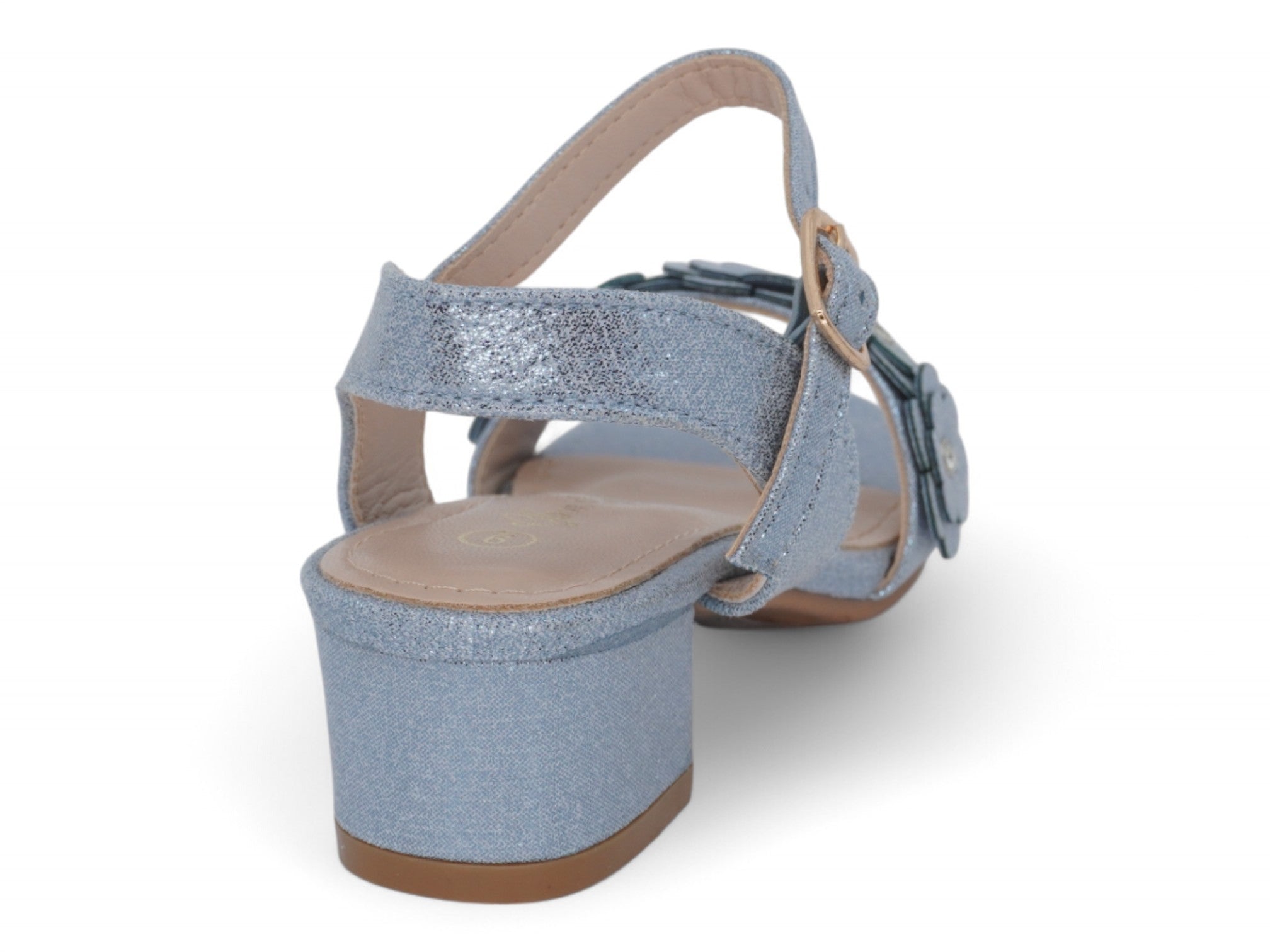 Girls' Blue Flor Pump