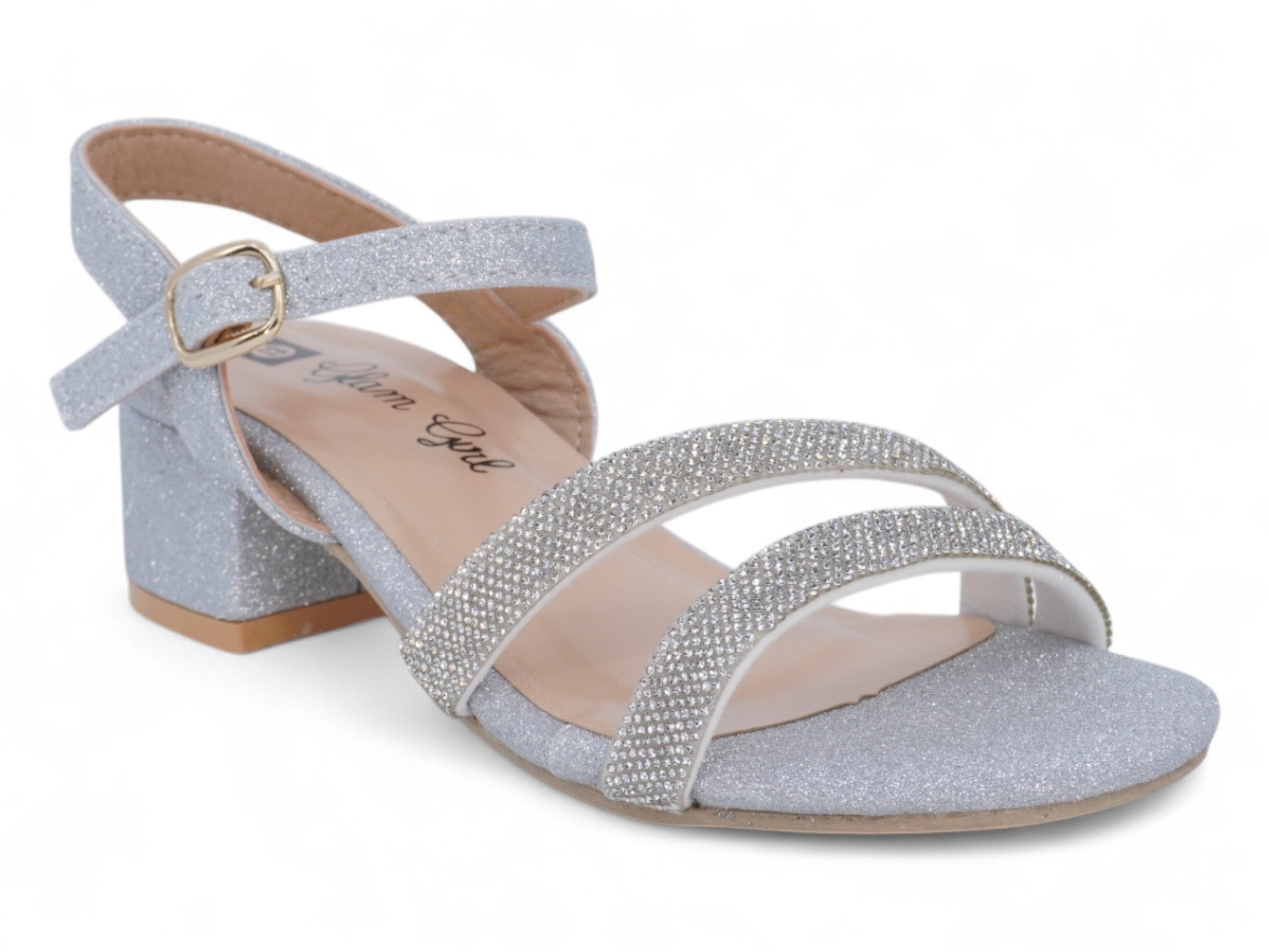Girls' Silver Kai Heel