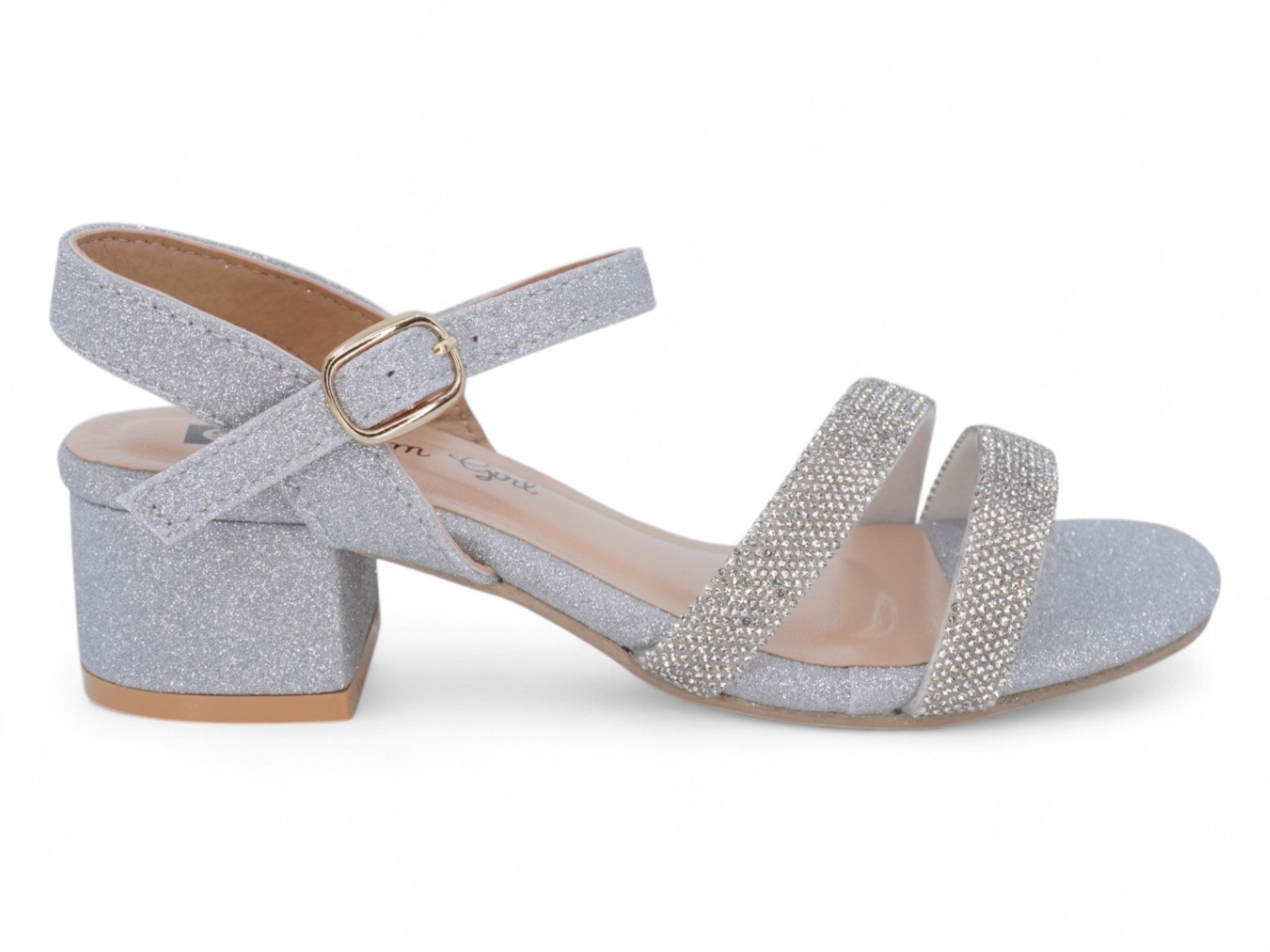 Girls' Silver Kai Heel