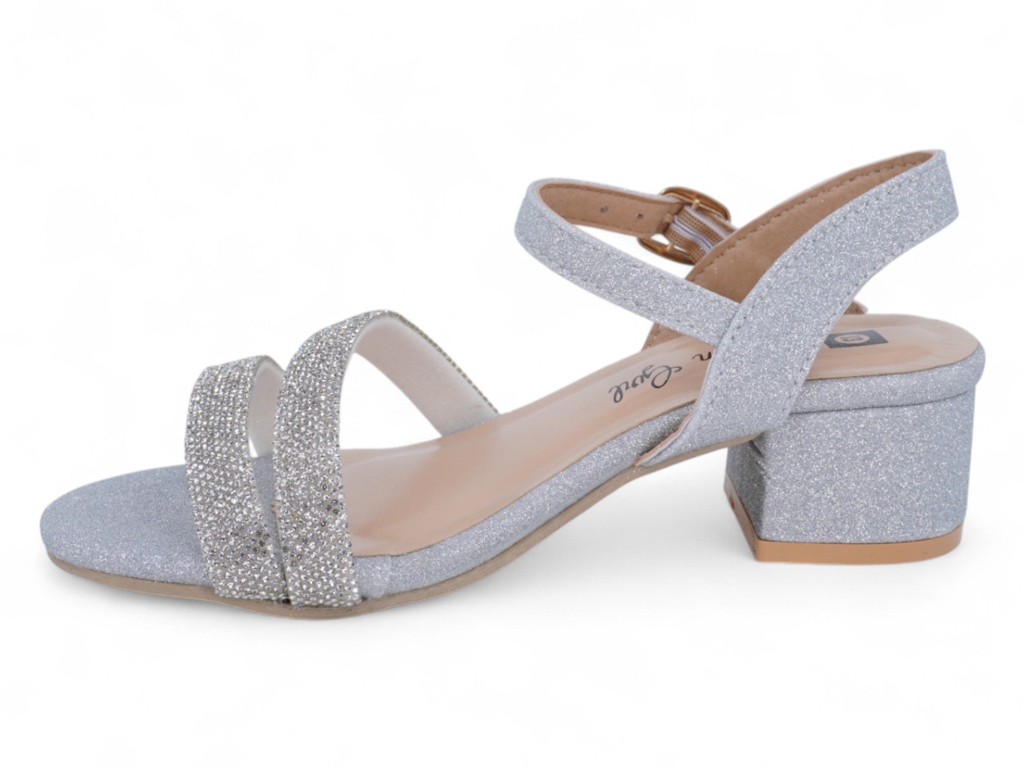 Girls' Silver Kai Heel