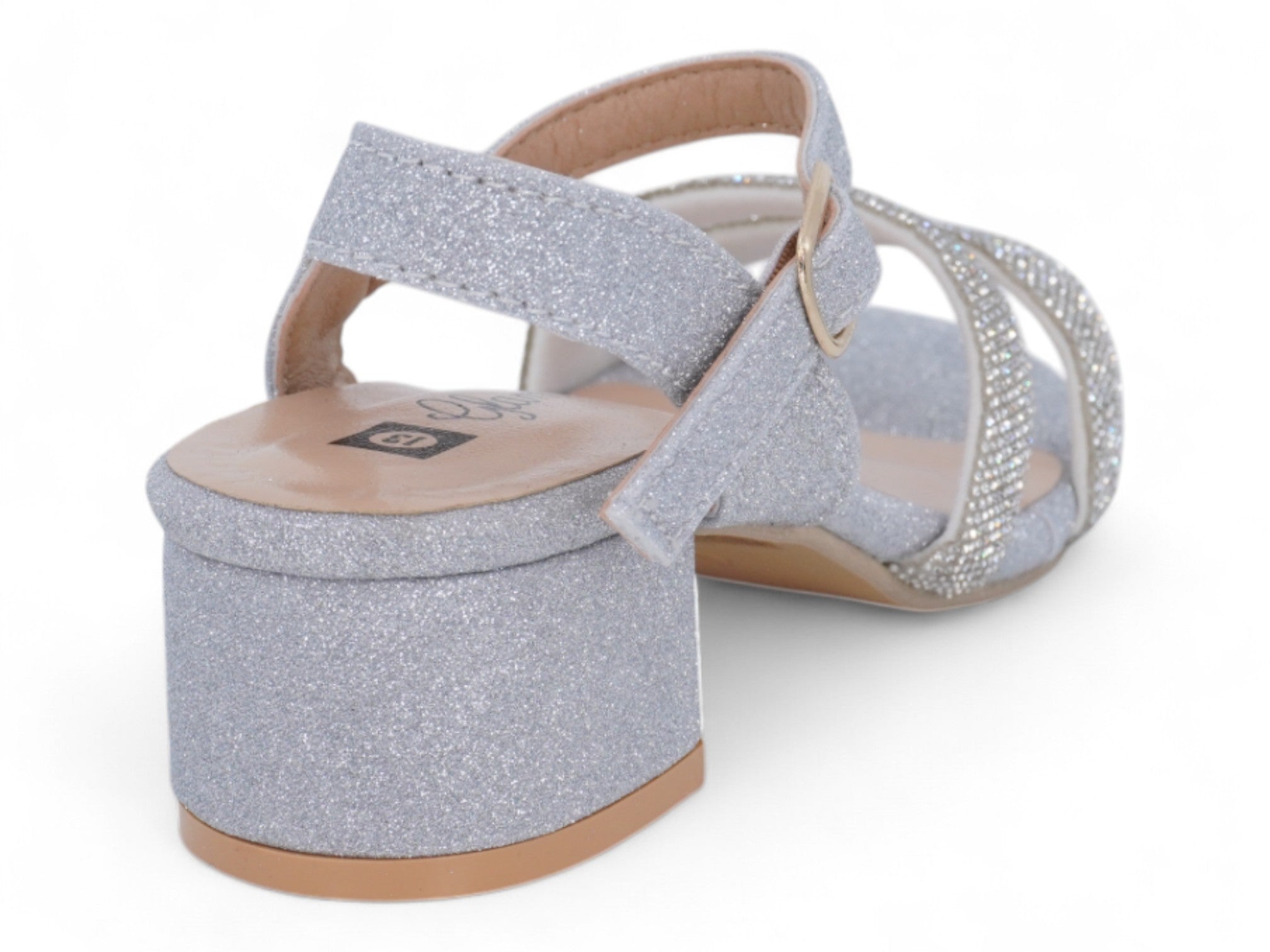Girls' Silver Kai Heel