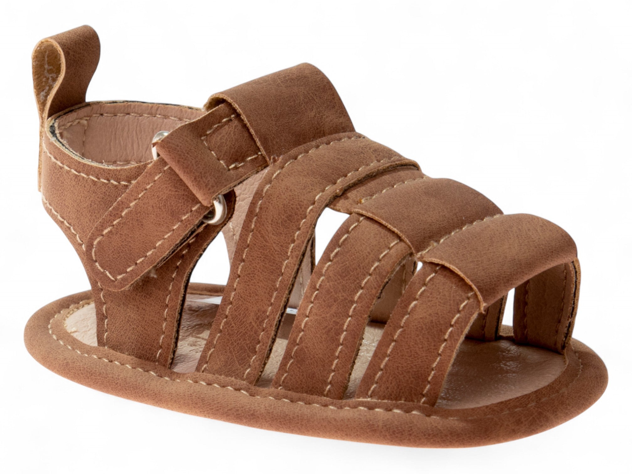 Infants Tan Fisherman Soft Sole Sandal