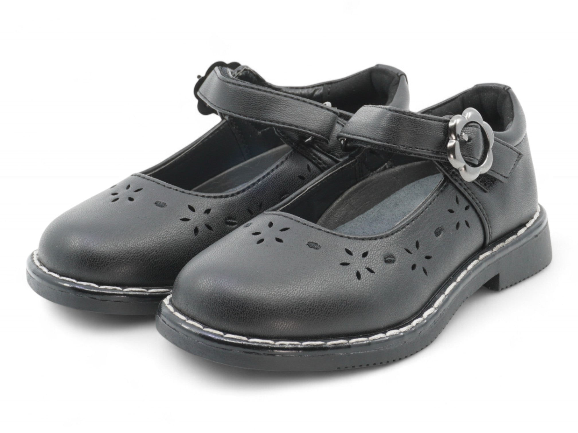Toddler Black Laura School Shoe