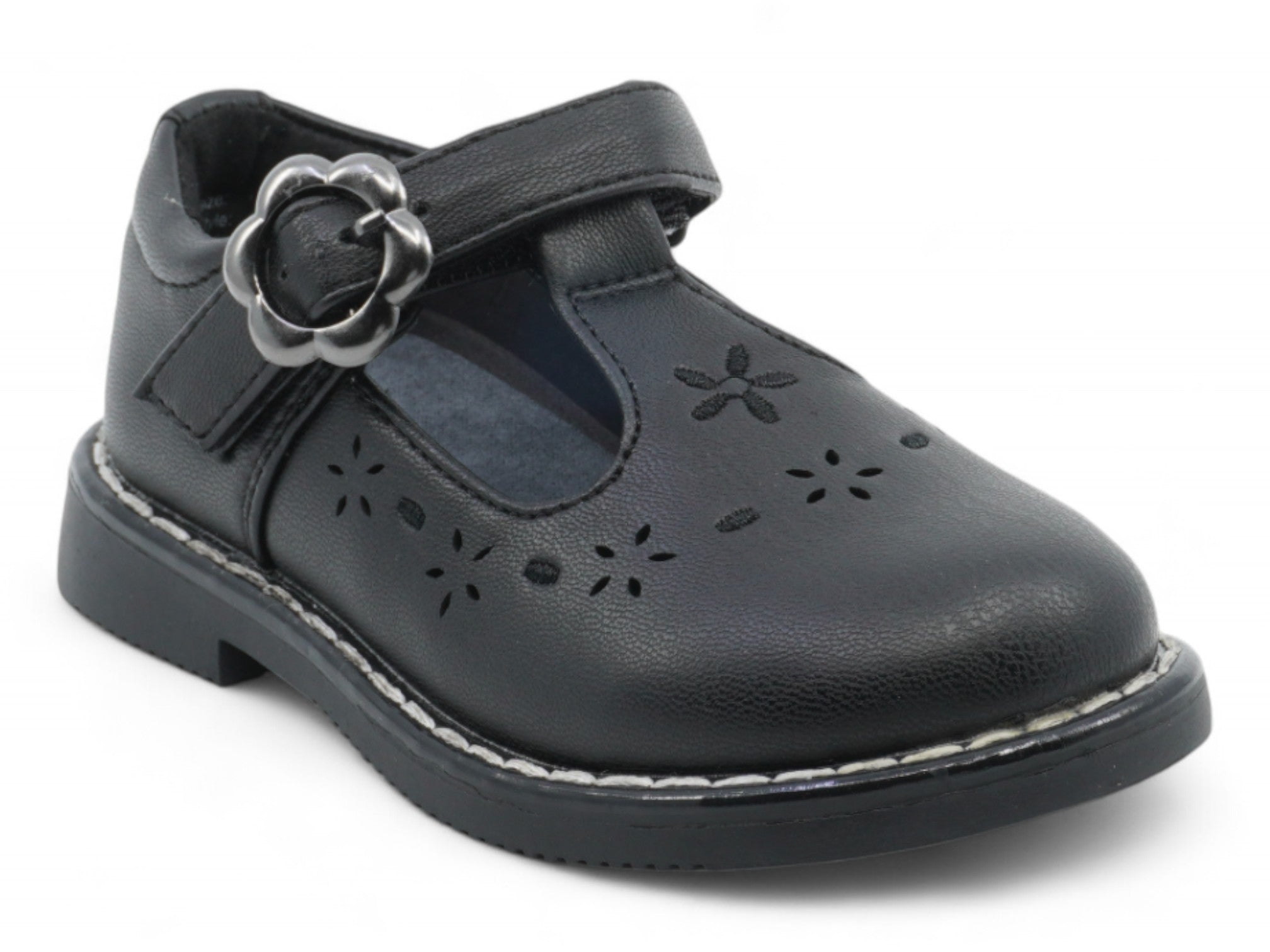 Toddler Black Abby School Shoe