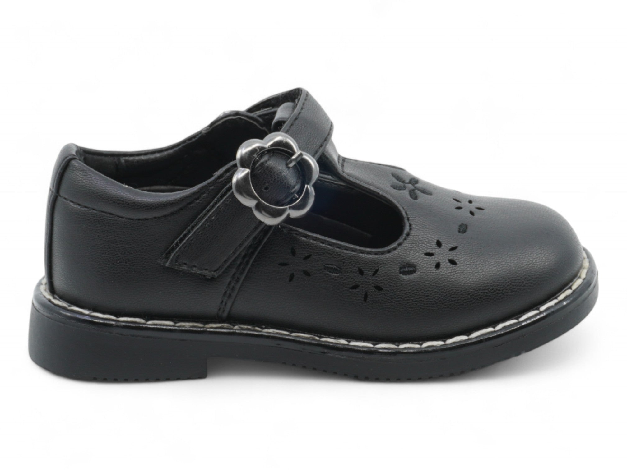 Toddler Black Abby School Shoe