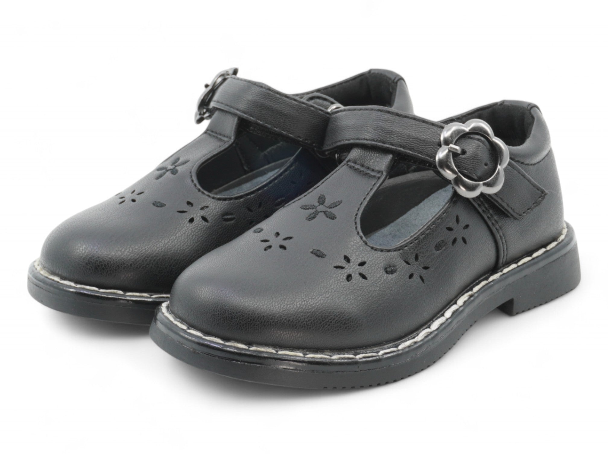 Toddler Black Abby School Shoe