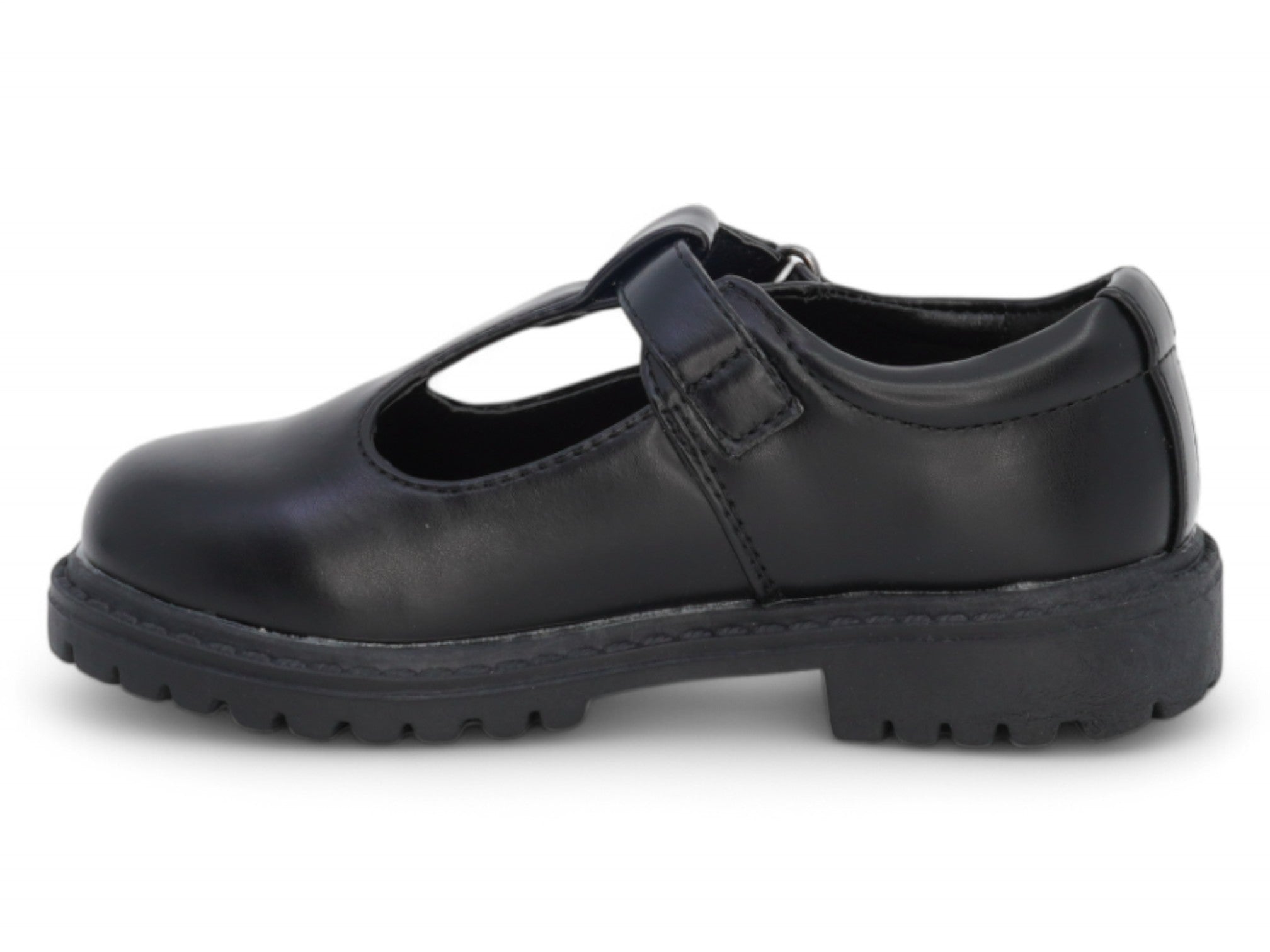 Toddler Black Eliana T-Strap School Shoe
