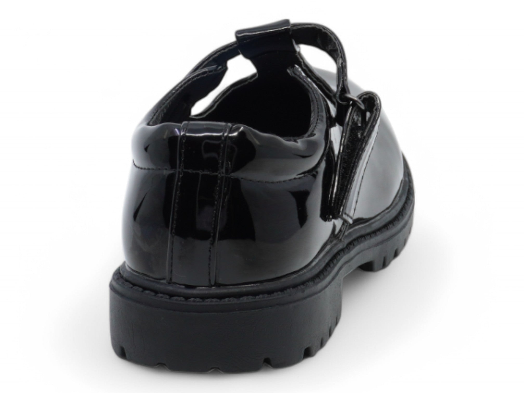 Girls Black Patent Liana School Shoe