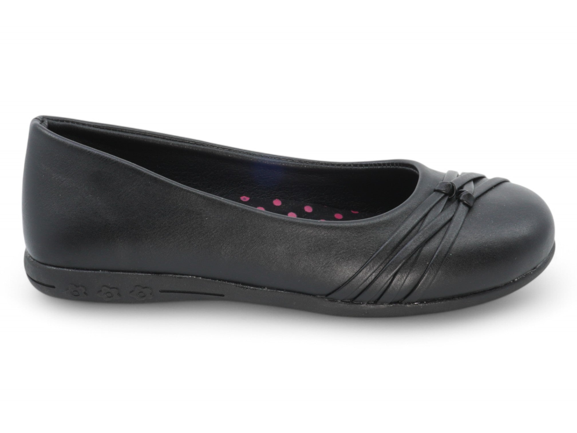Girls' Black Addison School Shoe