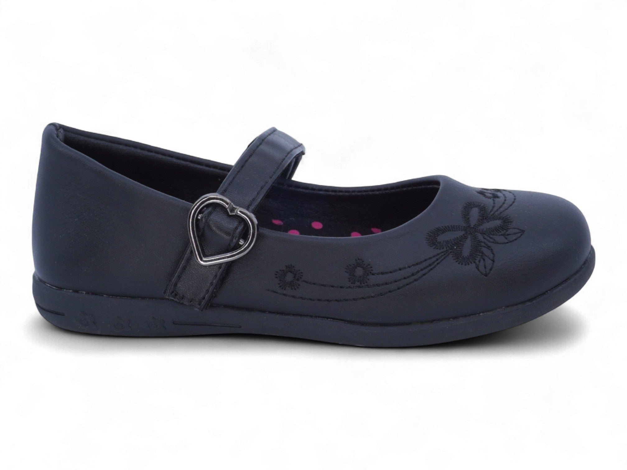 Girls' Black Myla School Shoe