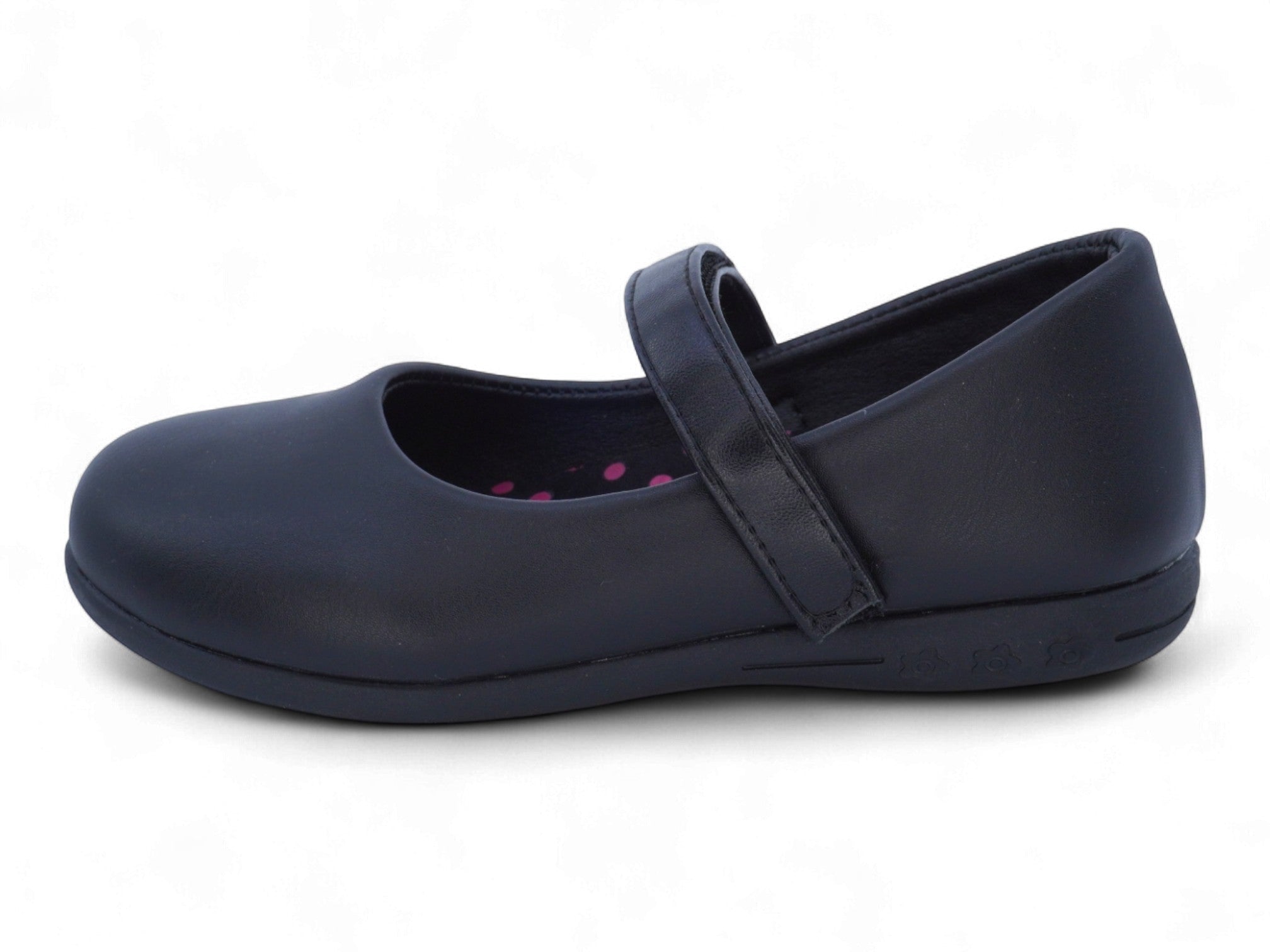 Girls Black Noelle School Shoe