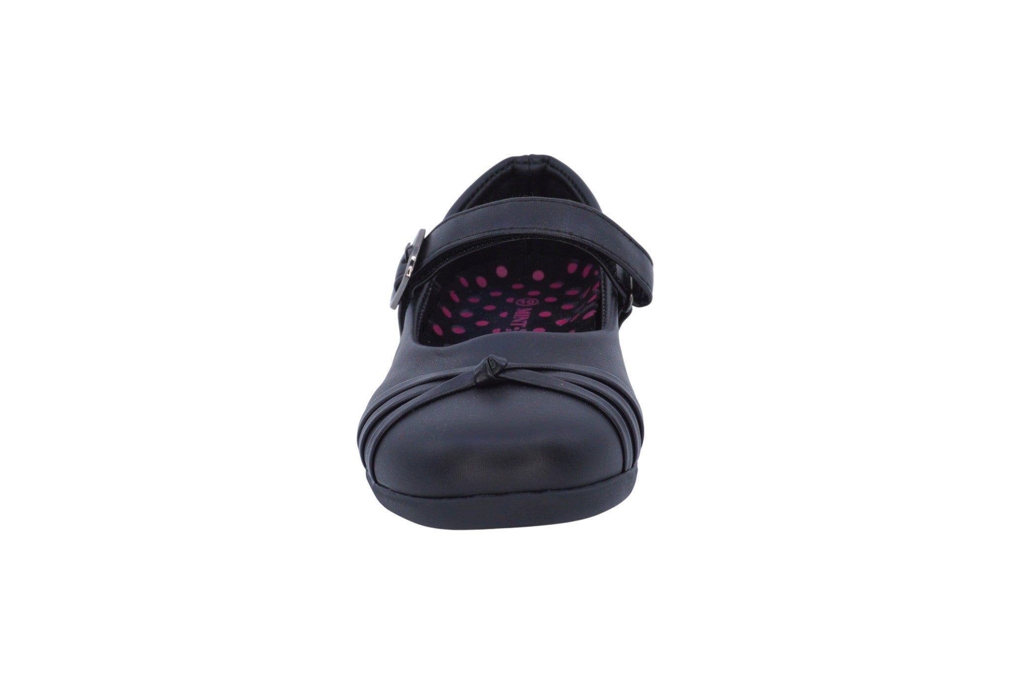 Girls Black Megan School Shoe