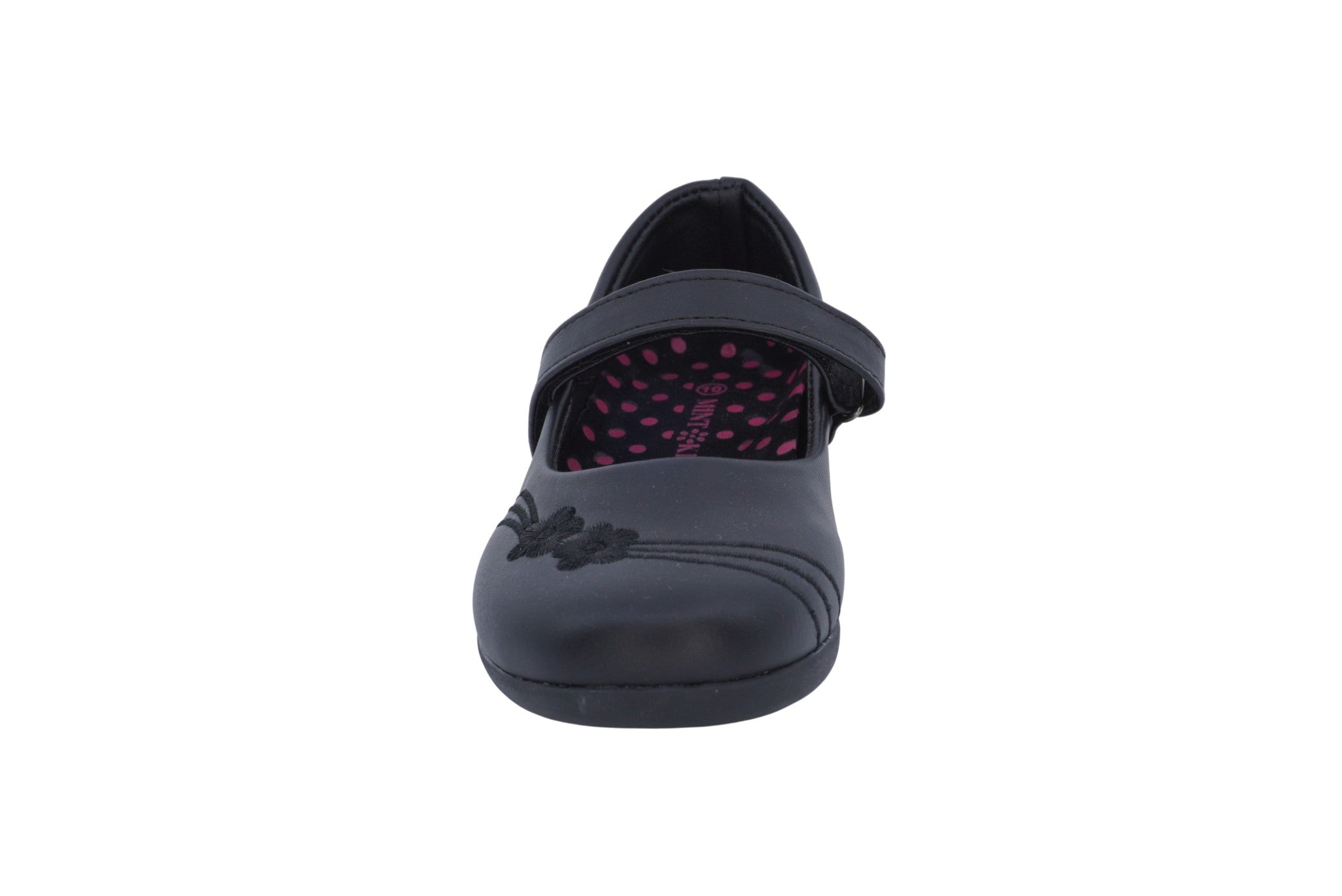 Girls Black Belle School Shoe