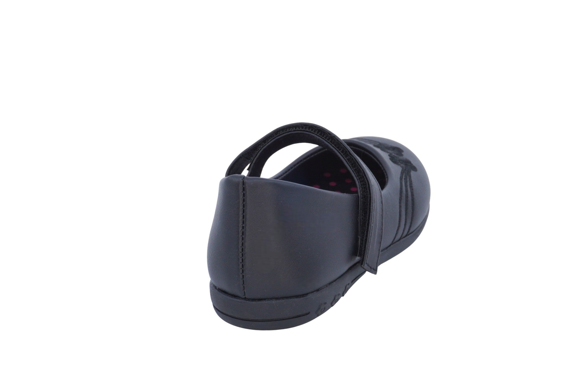 Girls Black Belle School Shoe