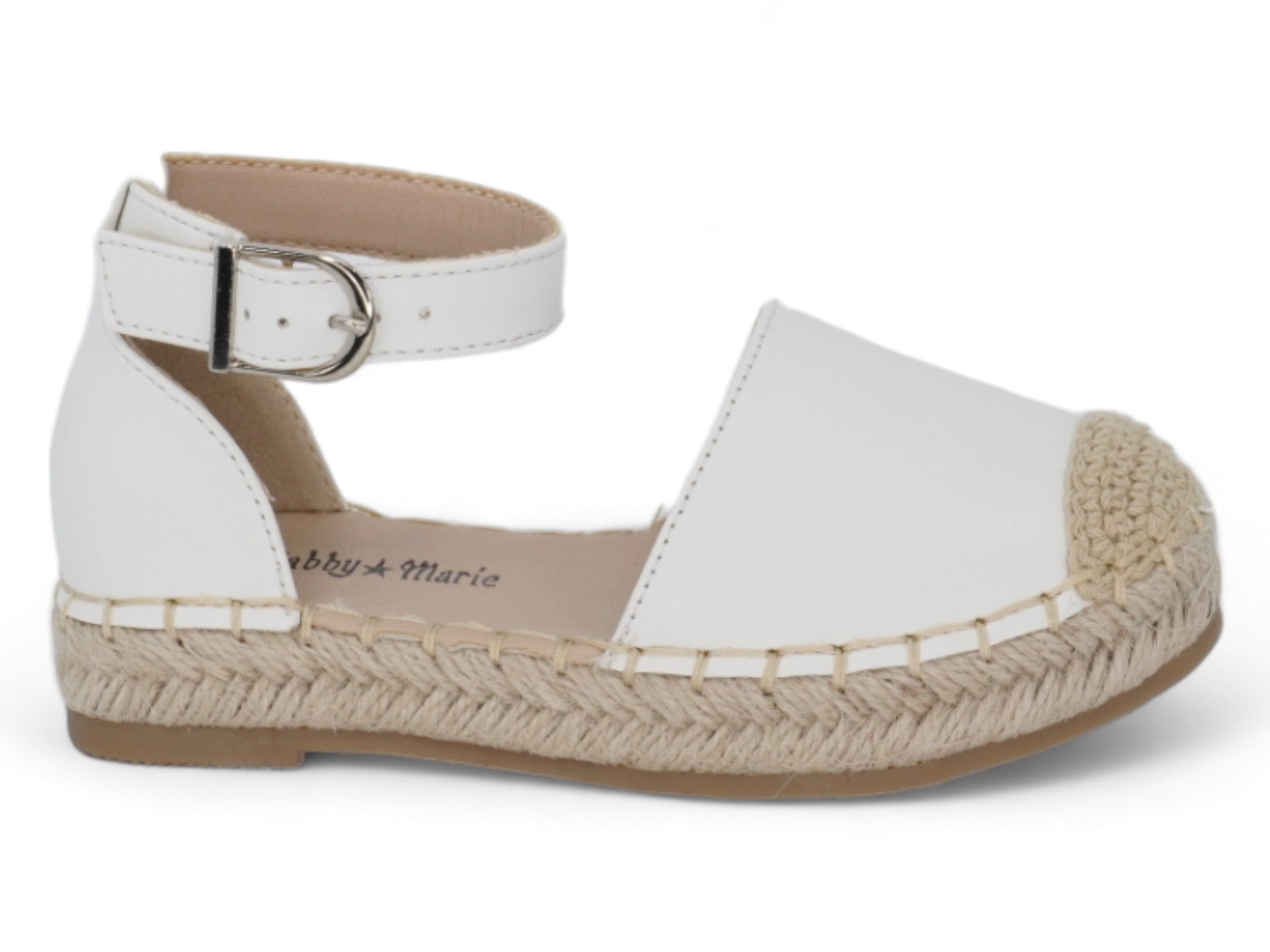 Toddler White Espadrille