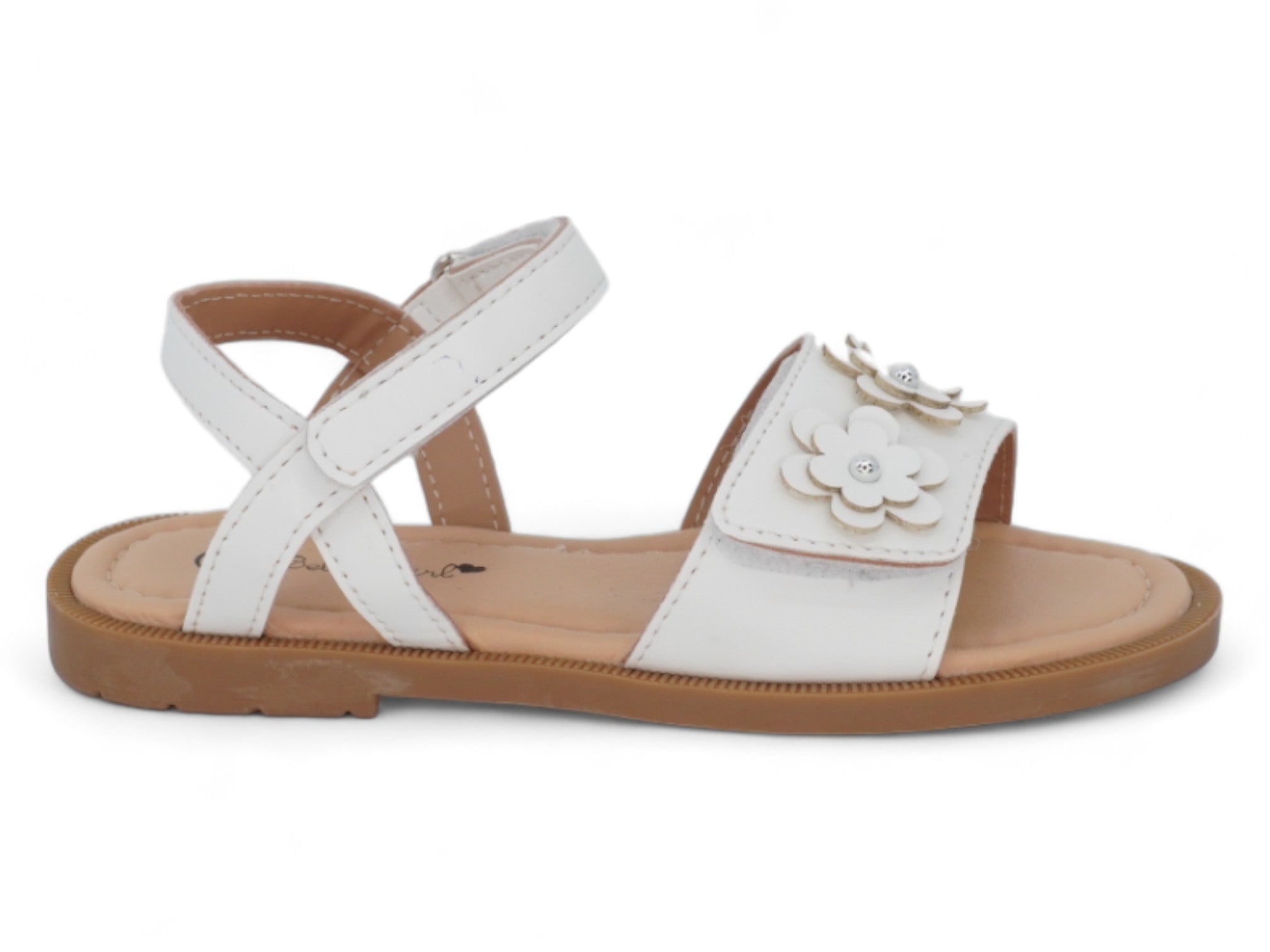 Toddler White Sophia Sandal