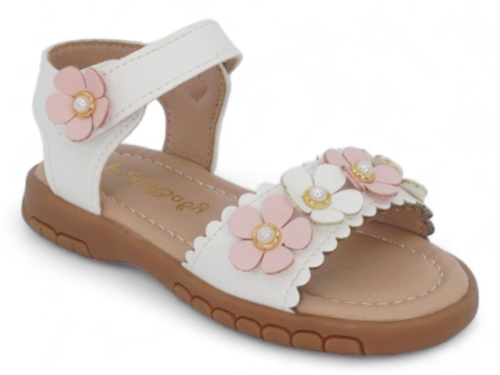 Toddler White Carina Sandal