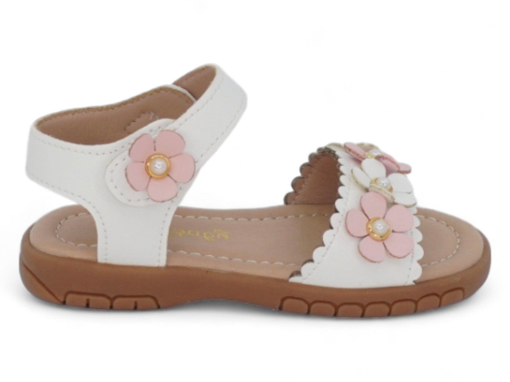 Toddler White Carina Sandal