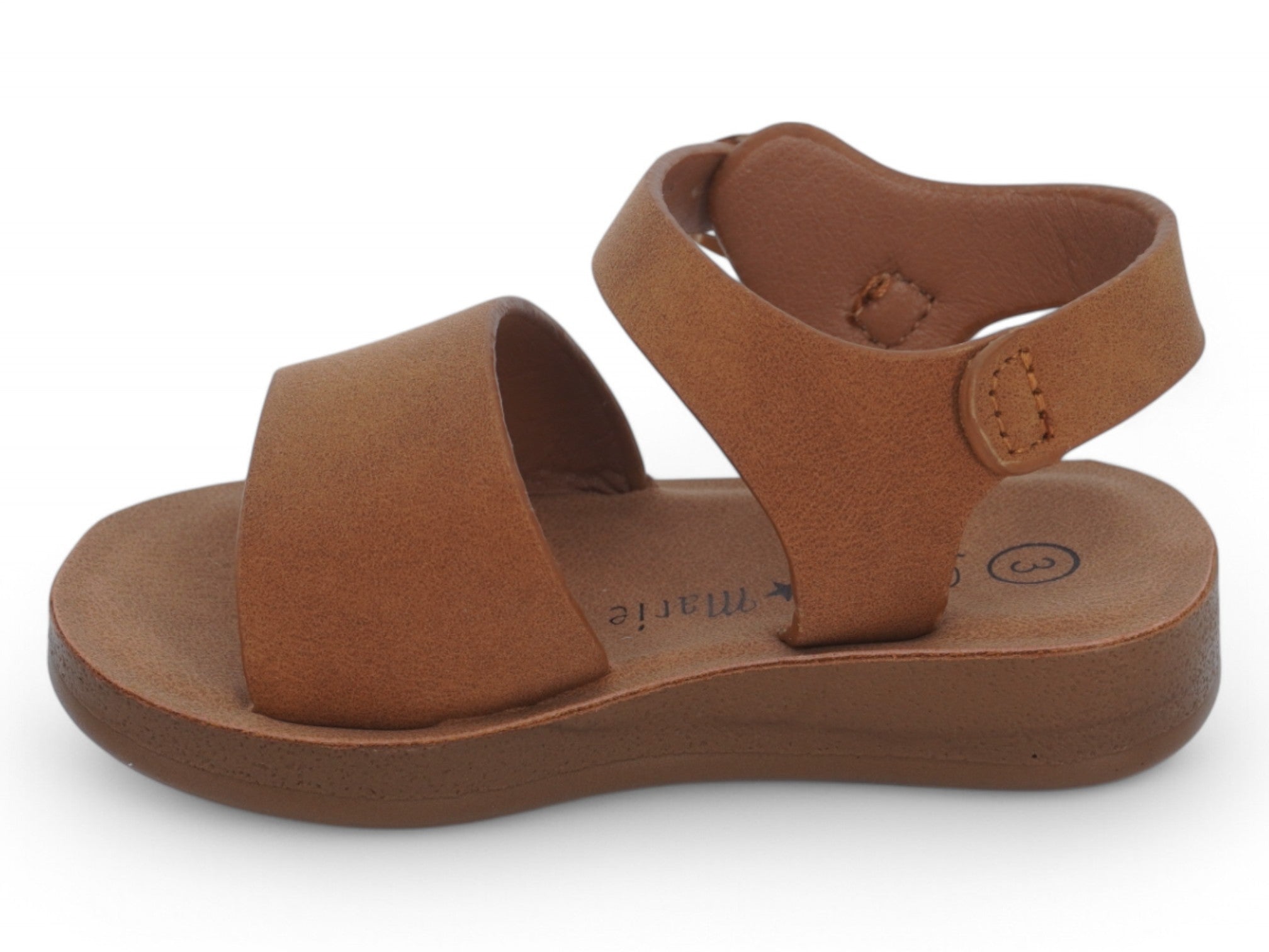 Toddler Tan Mazie Flat
