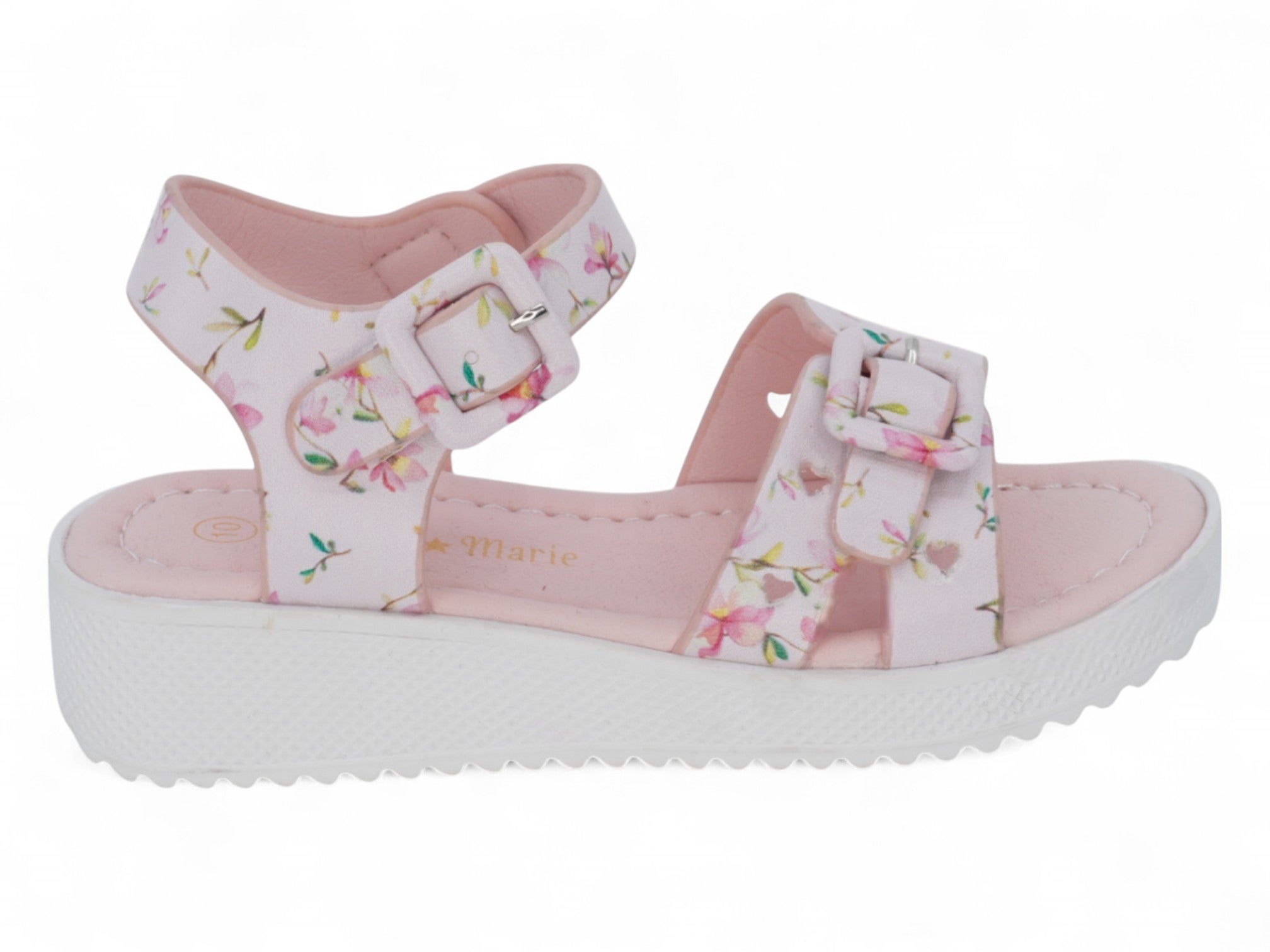 Toddler White Rosy Sandals