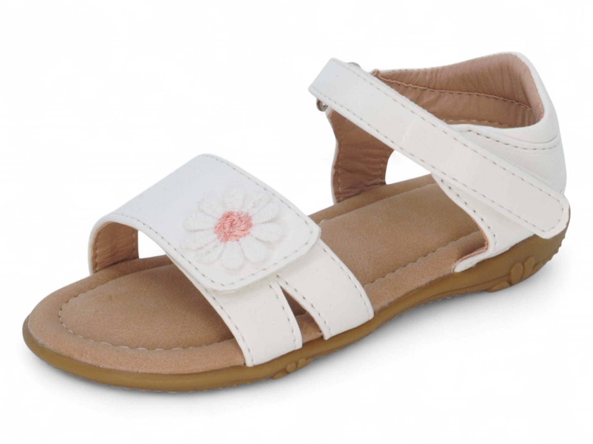 Toddler White Rosa Sandal
