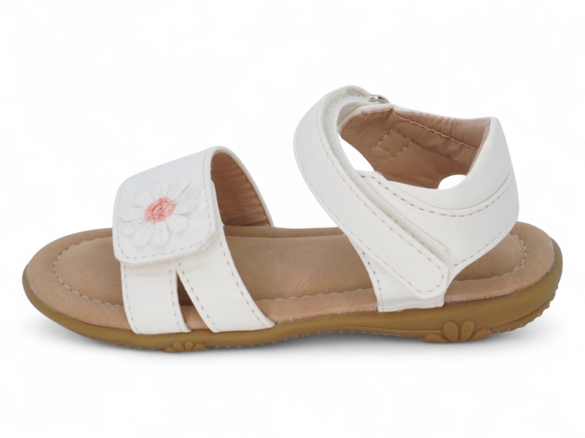 Toddler White Rosa Sandal
