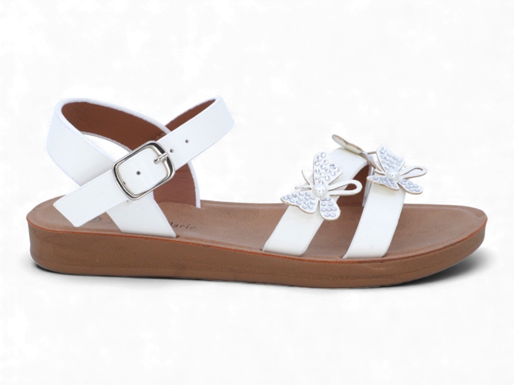 Toddler White Amber Sandal