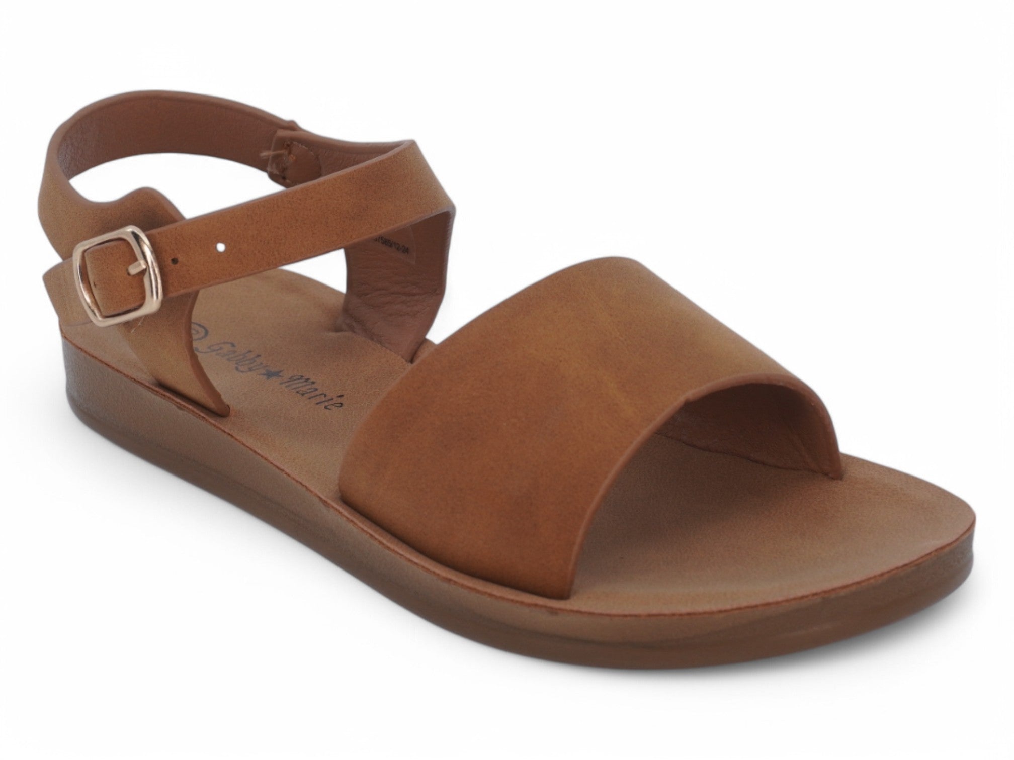Girls' Tan Mazie Flat