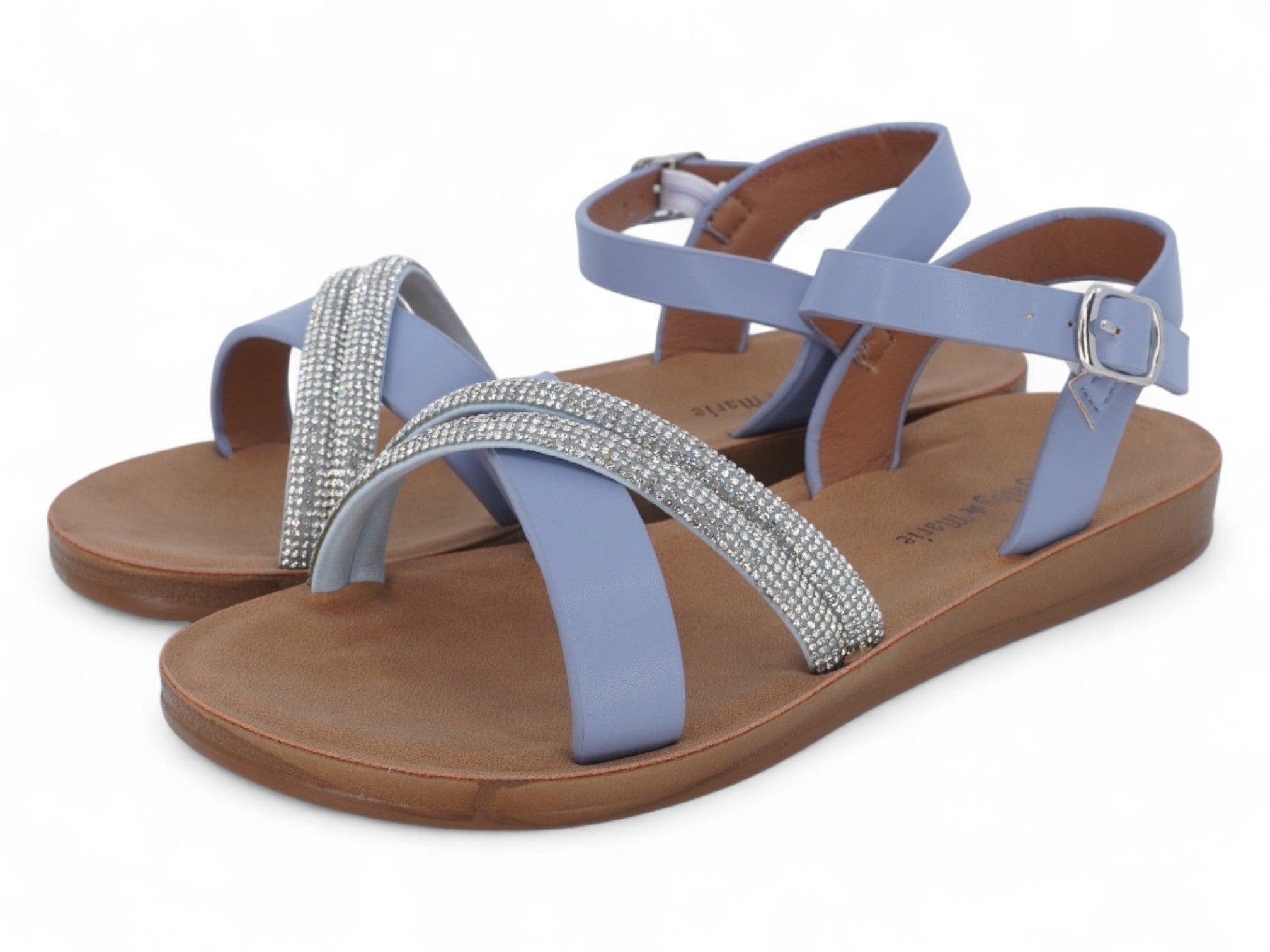 Girls' Blue Malayah Flat